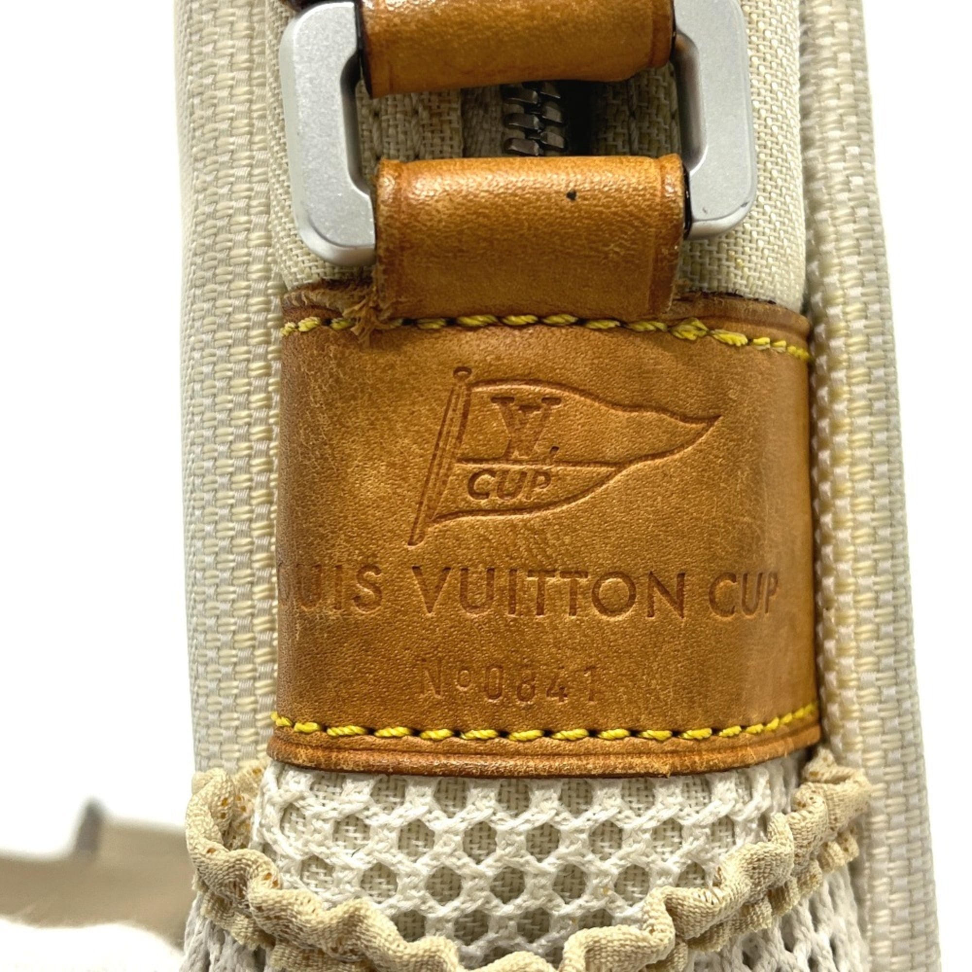Louis Vuitton White Damier Geant Canvas Pochette Shoulder Bag (Pre-Owned)