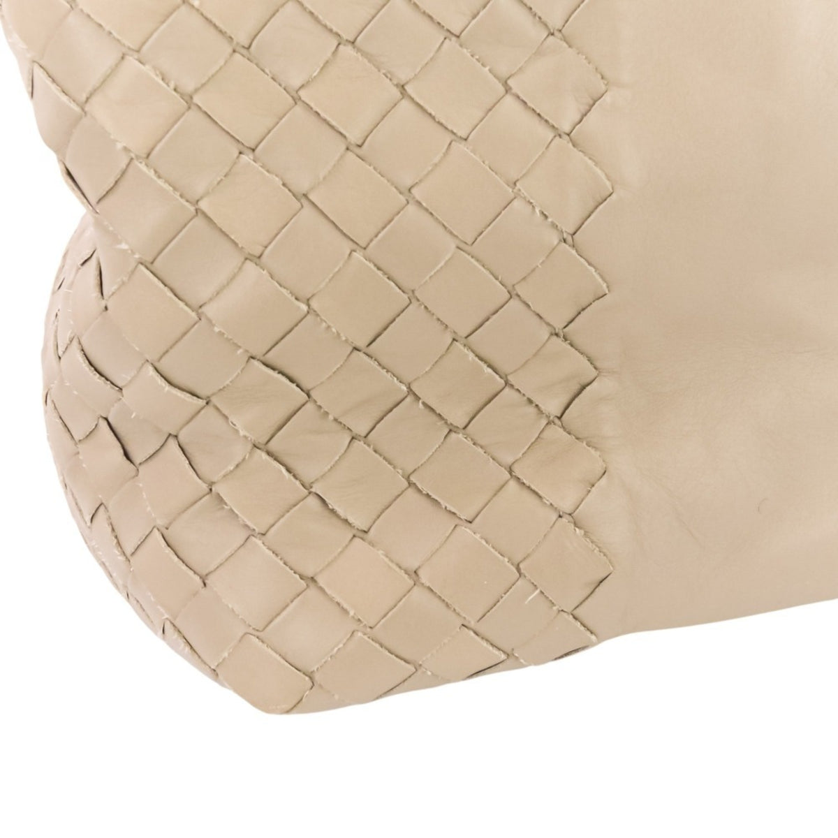 Bottega Veneta Grayish Leather Tote Bag (Pre-Owned)