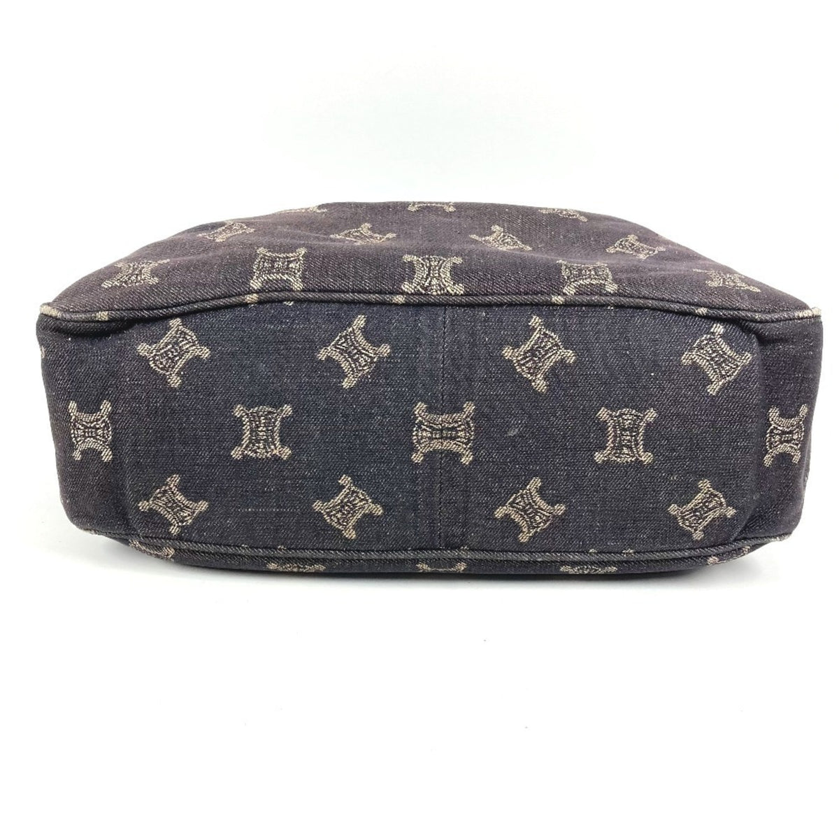Celine Navy Denim Leather Shoulder Bag (Pre-Owned)