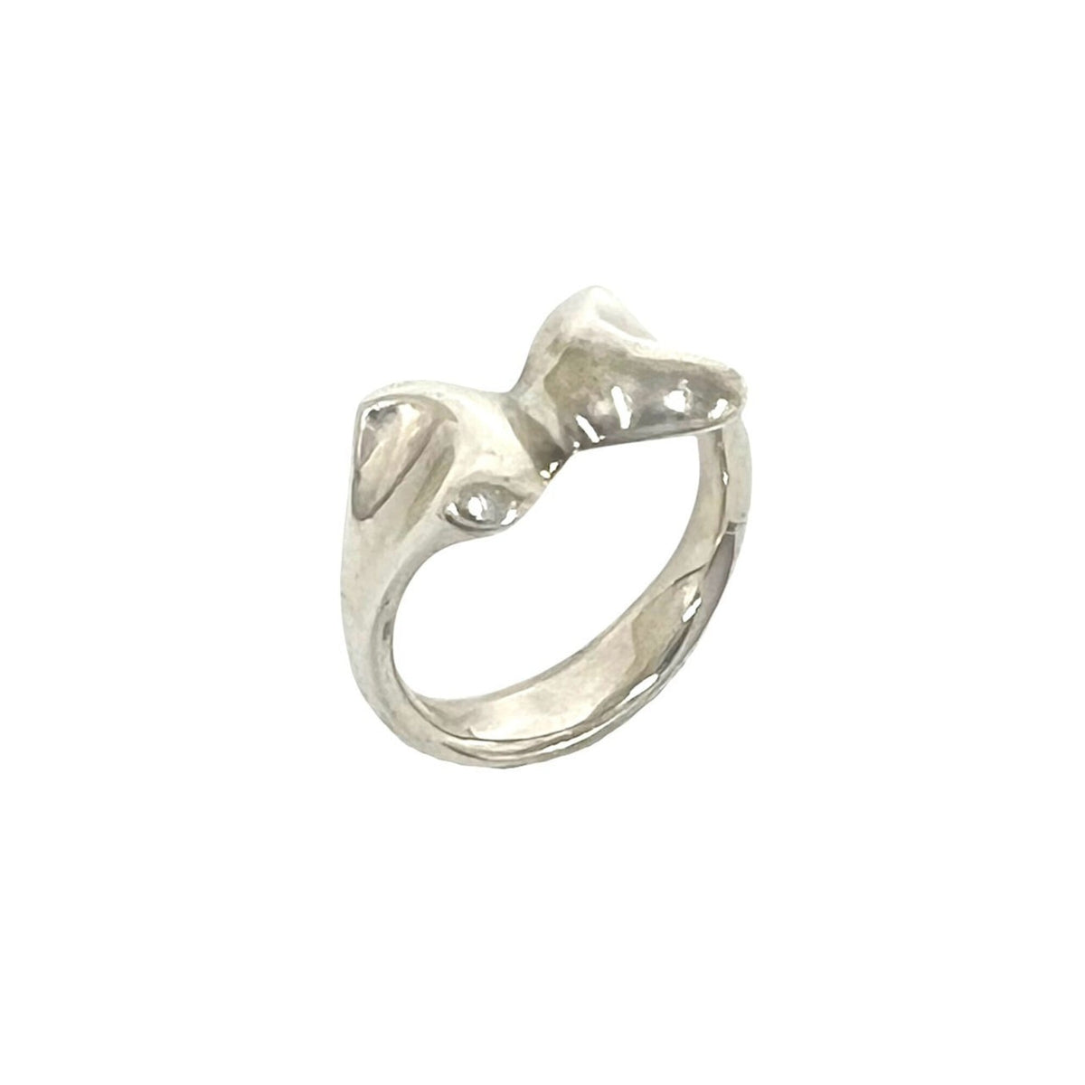 Tiffany Silver Silver 925 Band Ring (Pre-Owned)