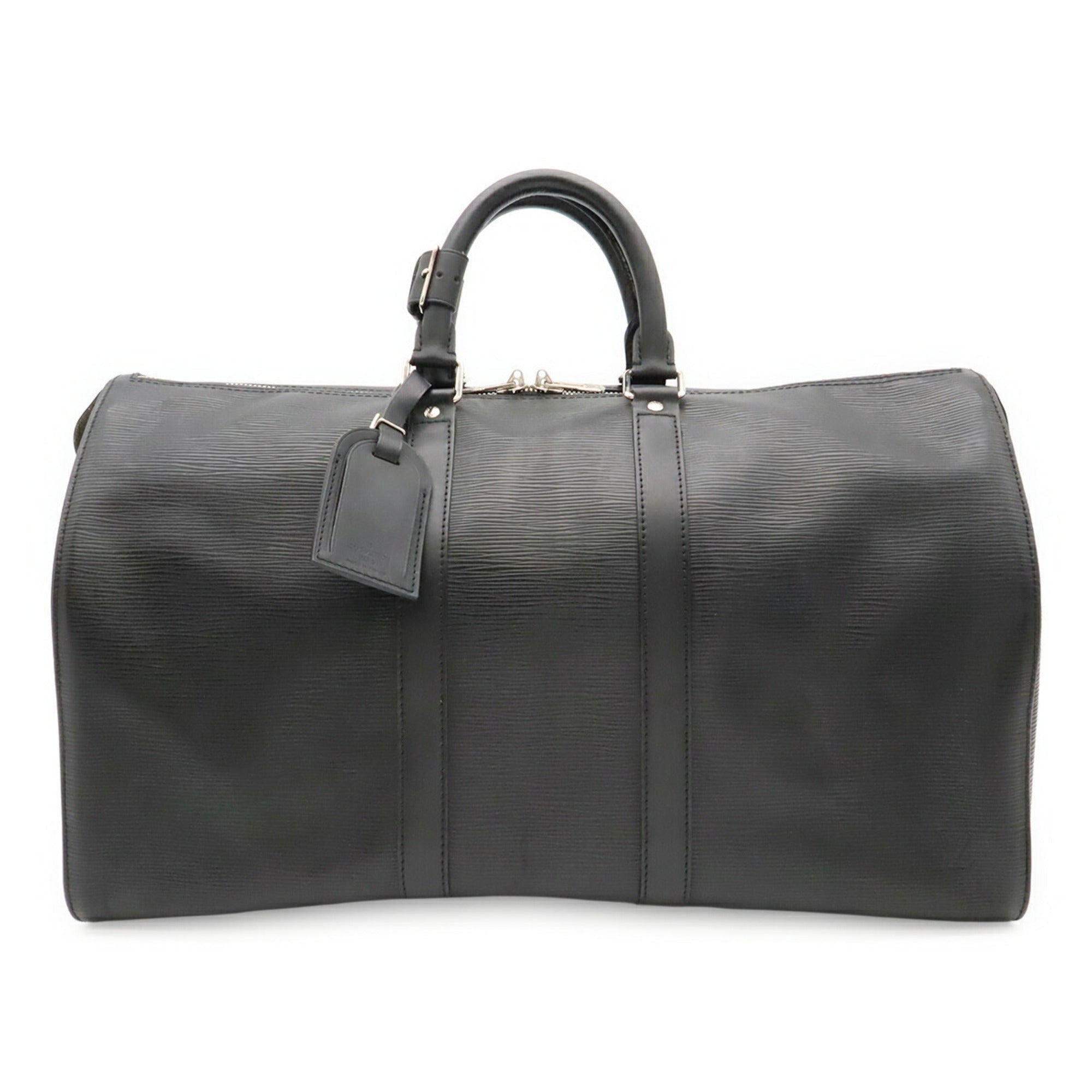 Louis Vuitton Black Noir Epi Leather Boston Bag (Pre-Owned)