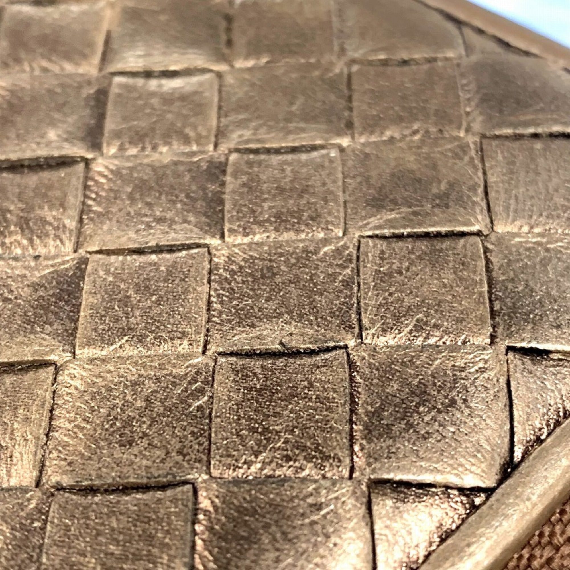Bottega Veneta Brown Leather Long Wallet (Bi-Fold) (Pre-Owned)