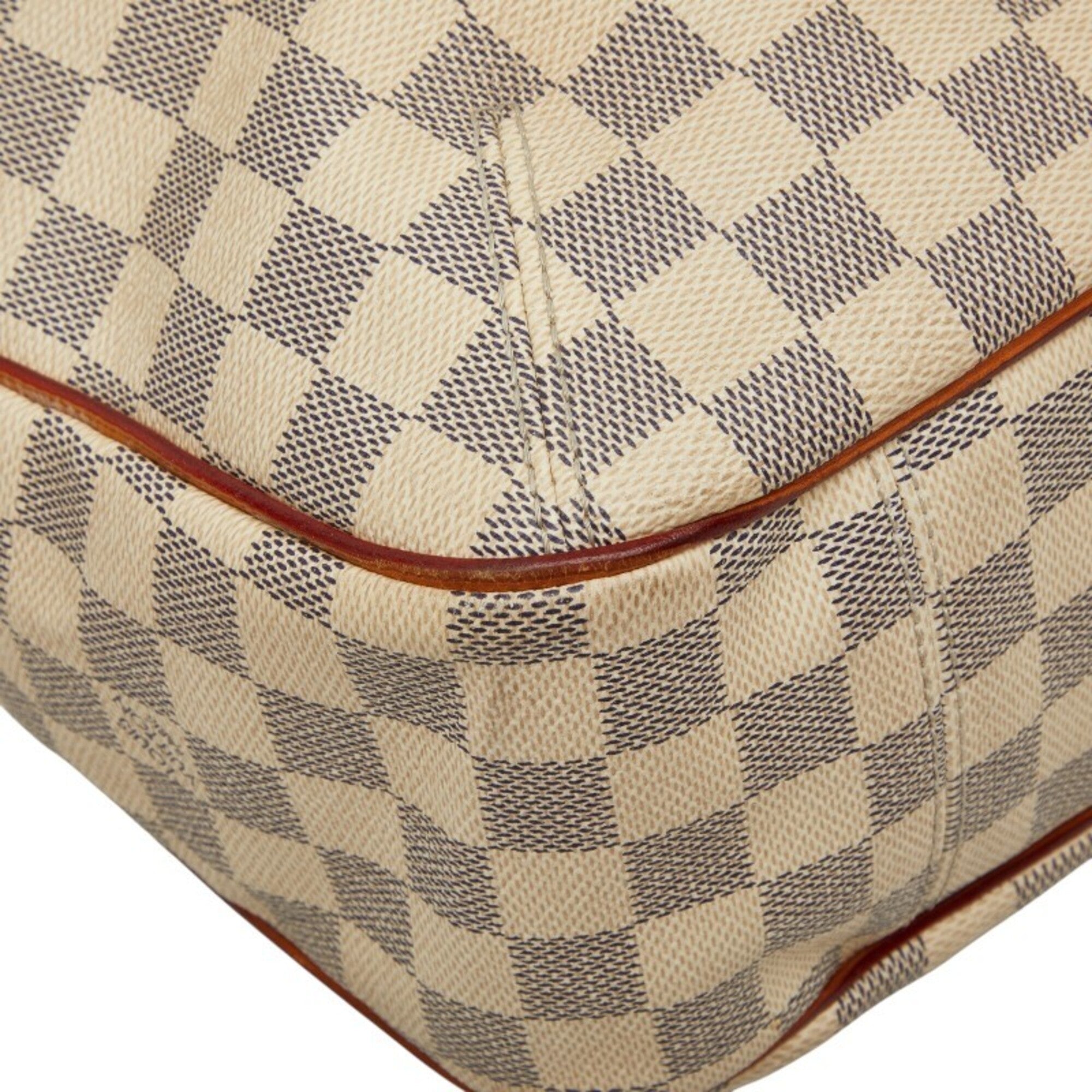 Louis Vuitton White Pvc Leather Handbag Shoulder Bag (Pre-Owned)