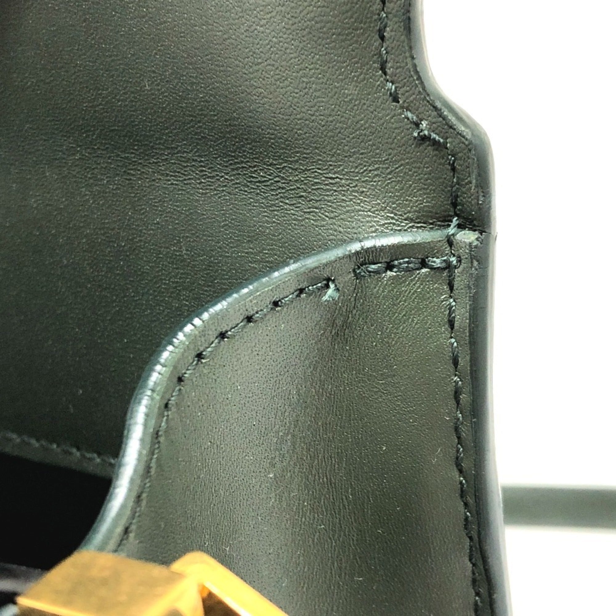 Yves Saint Laurent Green Leather Suede Handbag (Pre-Owned)