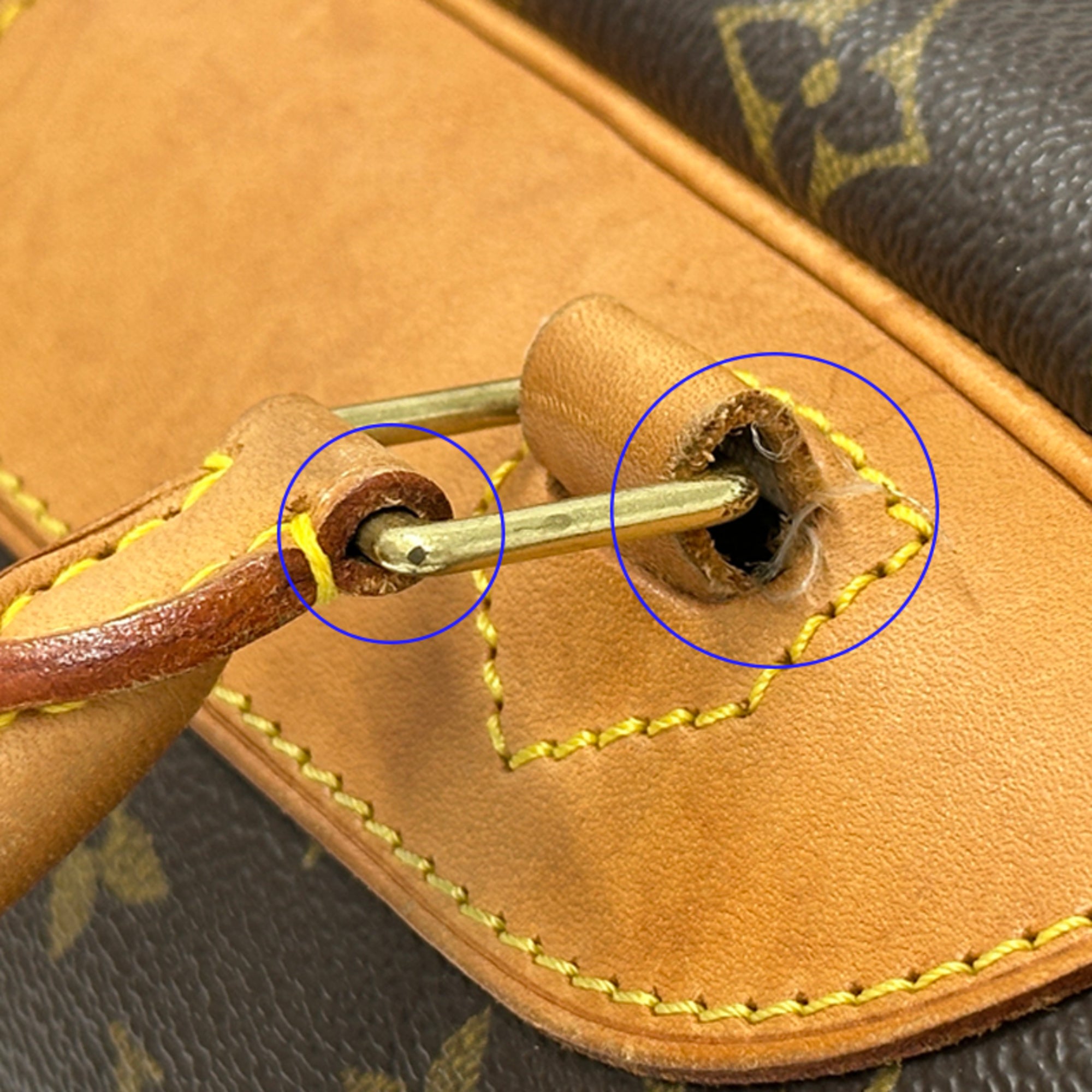 Louis Vuitton Brown Monogram Canvas Handbag (Pre-Owned)