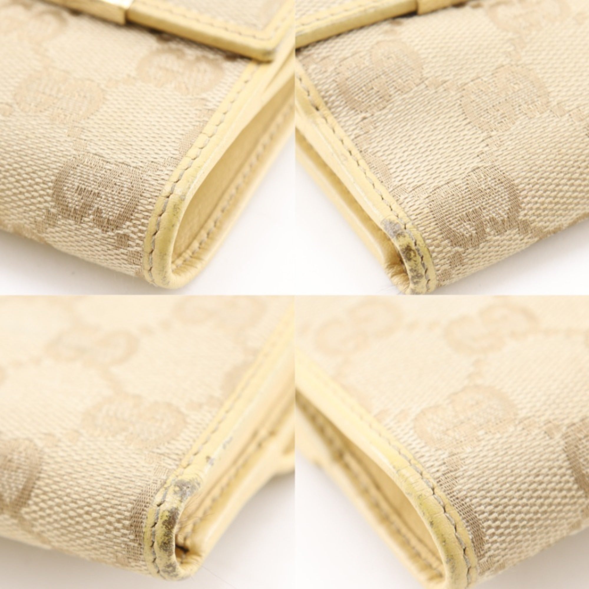 Gucci Beige Gg Canvas Wallet (Bi-Fold) (Pre-Owned)