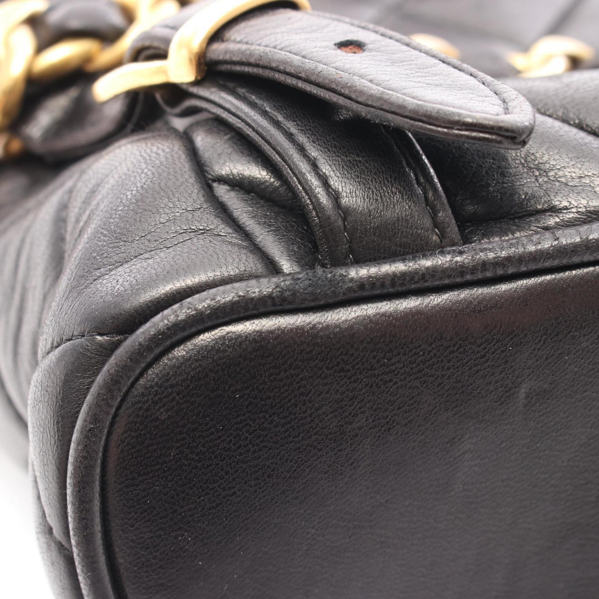 Chanel Black Leather Backpack (Pre-Owned)