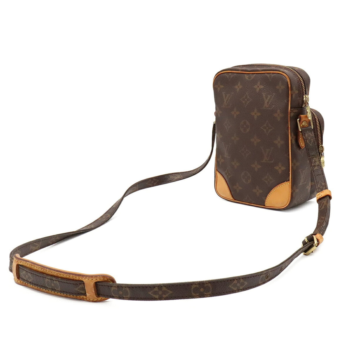 Louis Vuitton Monogram Brown Monogram Pochette Shoulder Bag (Pre-Owned)