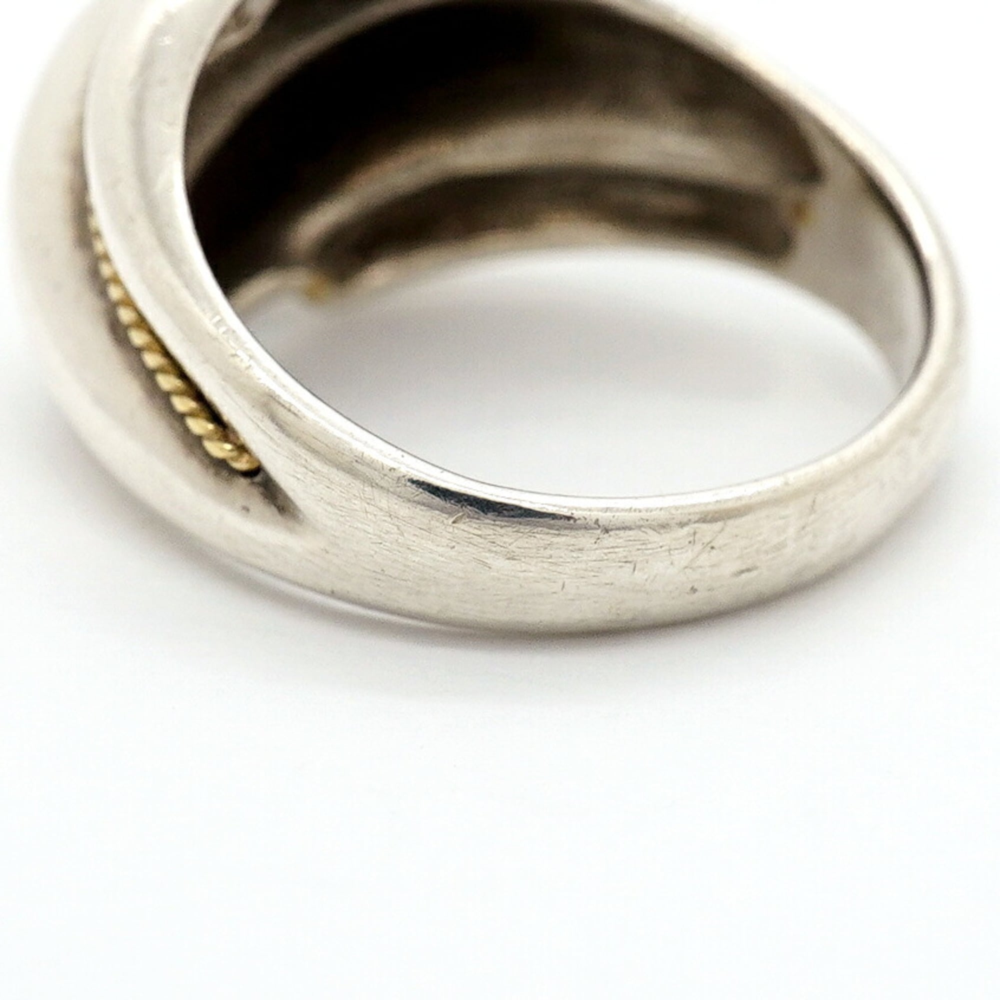 Tiffany Yellow Gold (18K) Silver 925 Band Ring (Pre-Owned)