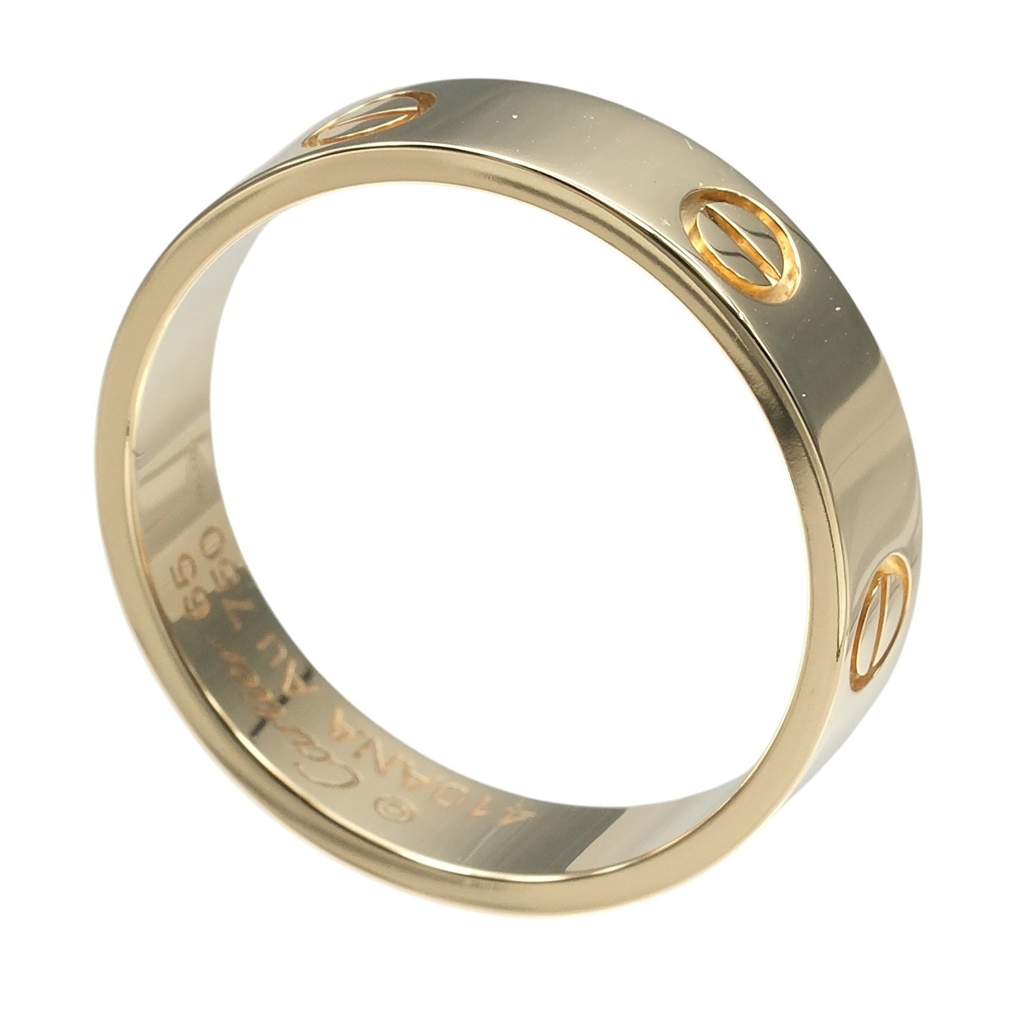 Cartier Love Yellow Gold (18K) Band Ring (Pre-Owned)