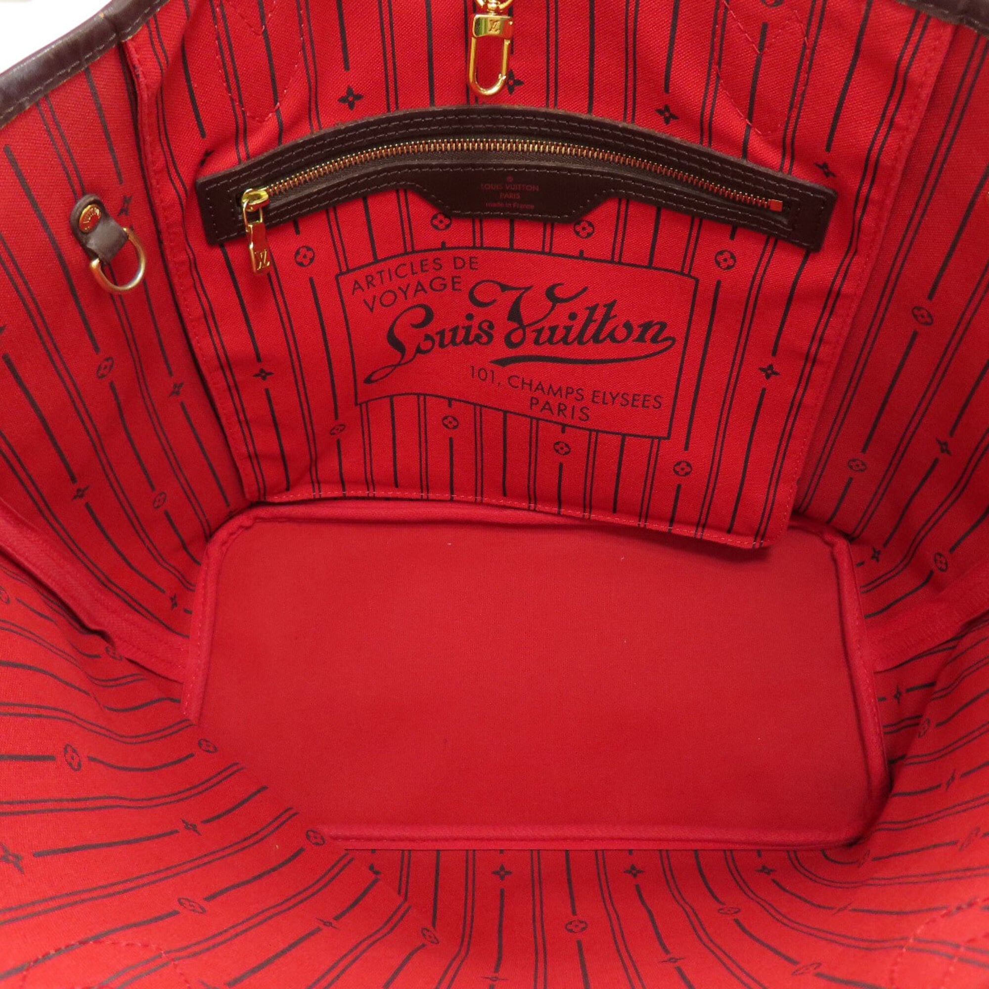 Louis Vuitton Damier Canvas Ebene Damier Canvas Tote Bag (Pre-Owned)