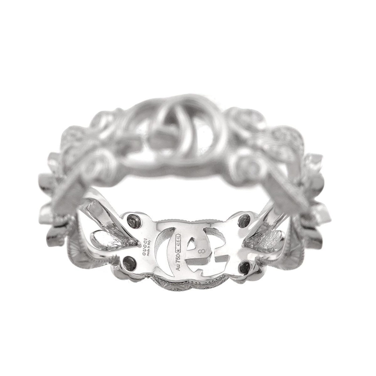 Gucci White Gold (18K) Band Ring (Pre-Owned)