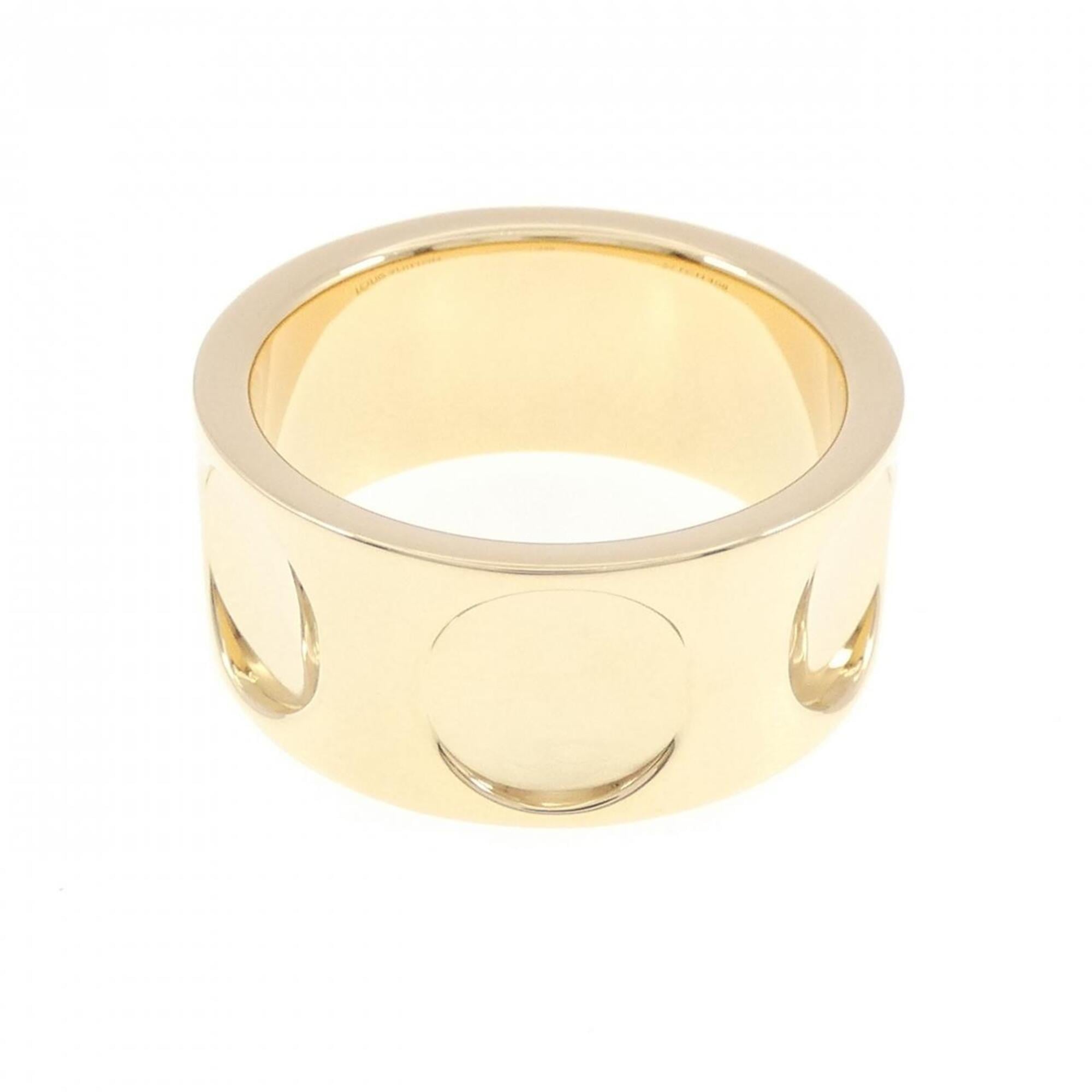 Louis Vuitton Yellow Gold Yellow Gold (18K) Band Ring (Pre-Owned)