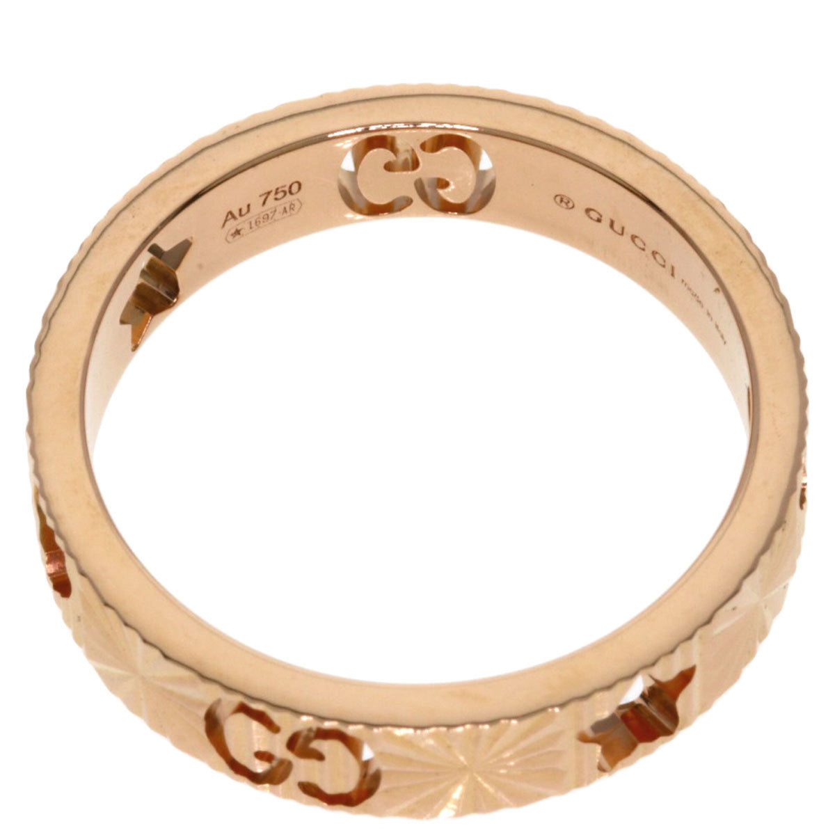 Gucci Pink Gold (18K) Band Ring (Pre-Owned)