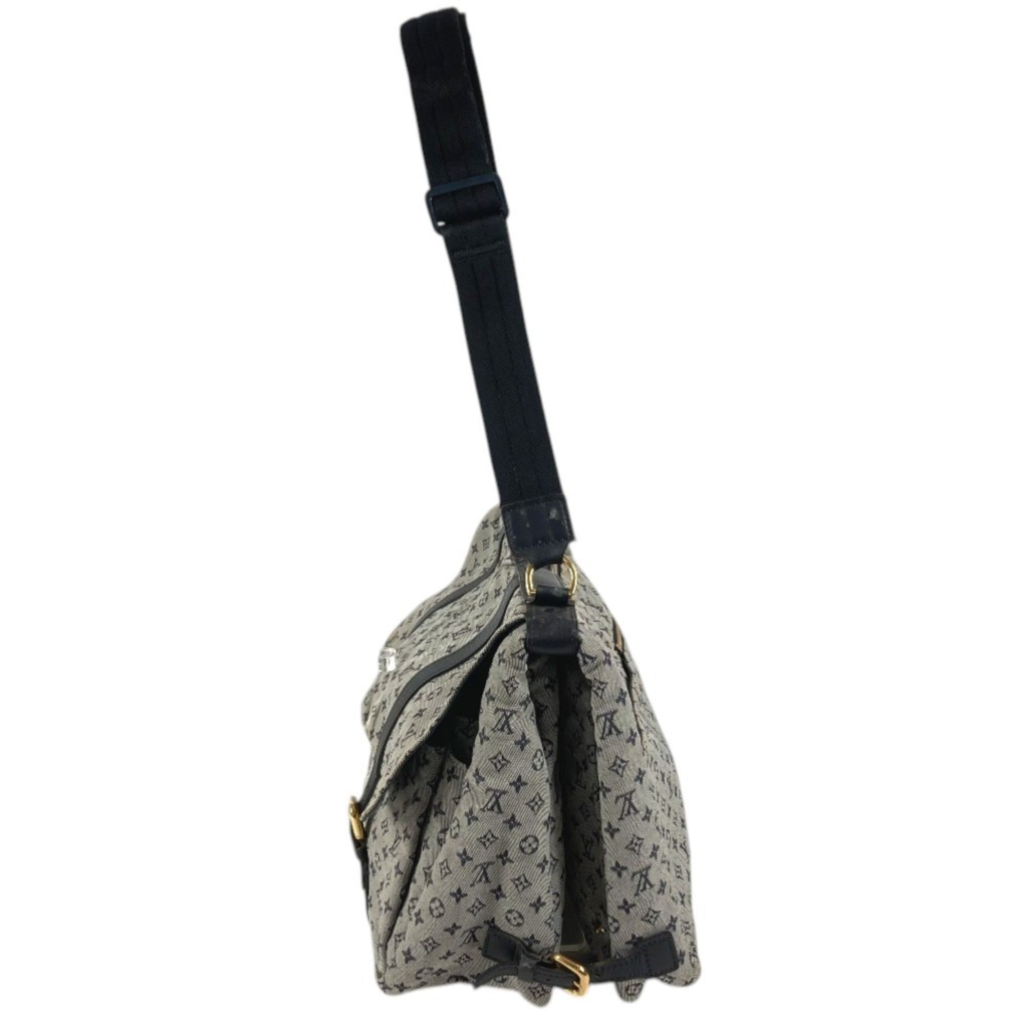 Louis Vuitton Navy Monogram Mini Messenger Bag Shoulder Bag (Pre-Owned)