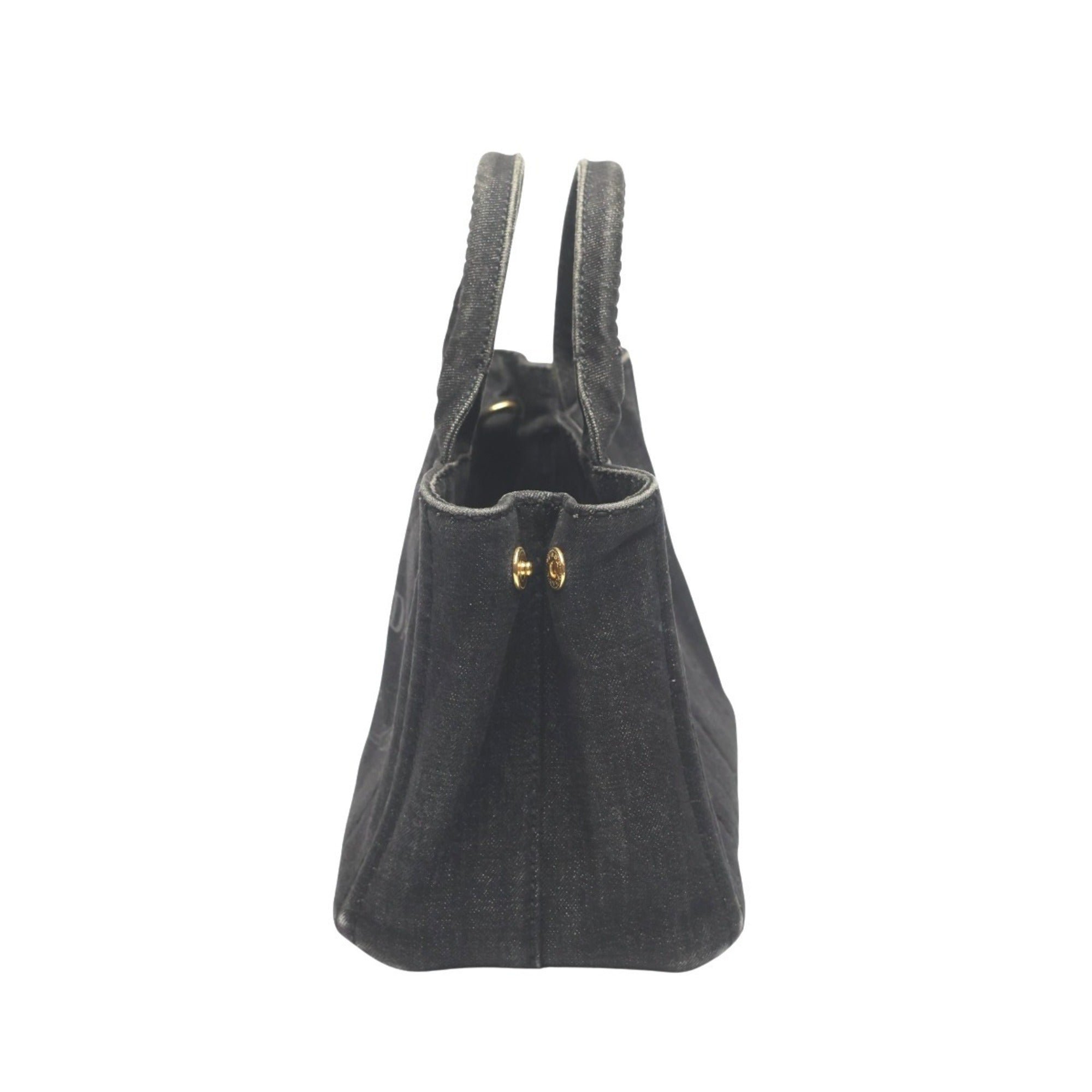 Prada Black Denim Tote Bag (Pre-Owned)