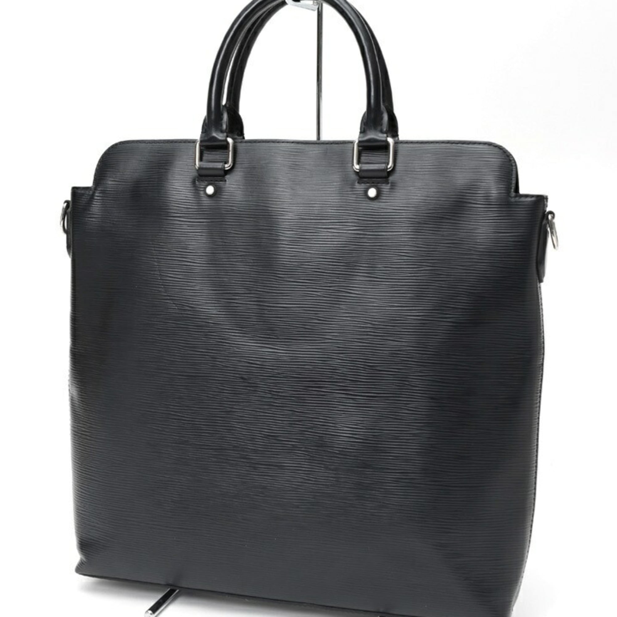 Louis Vuitton Black Noir Epi Leather Tote Bag (Pre-Owned)
