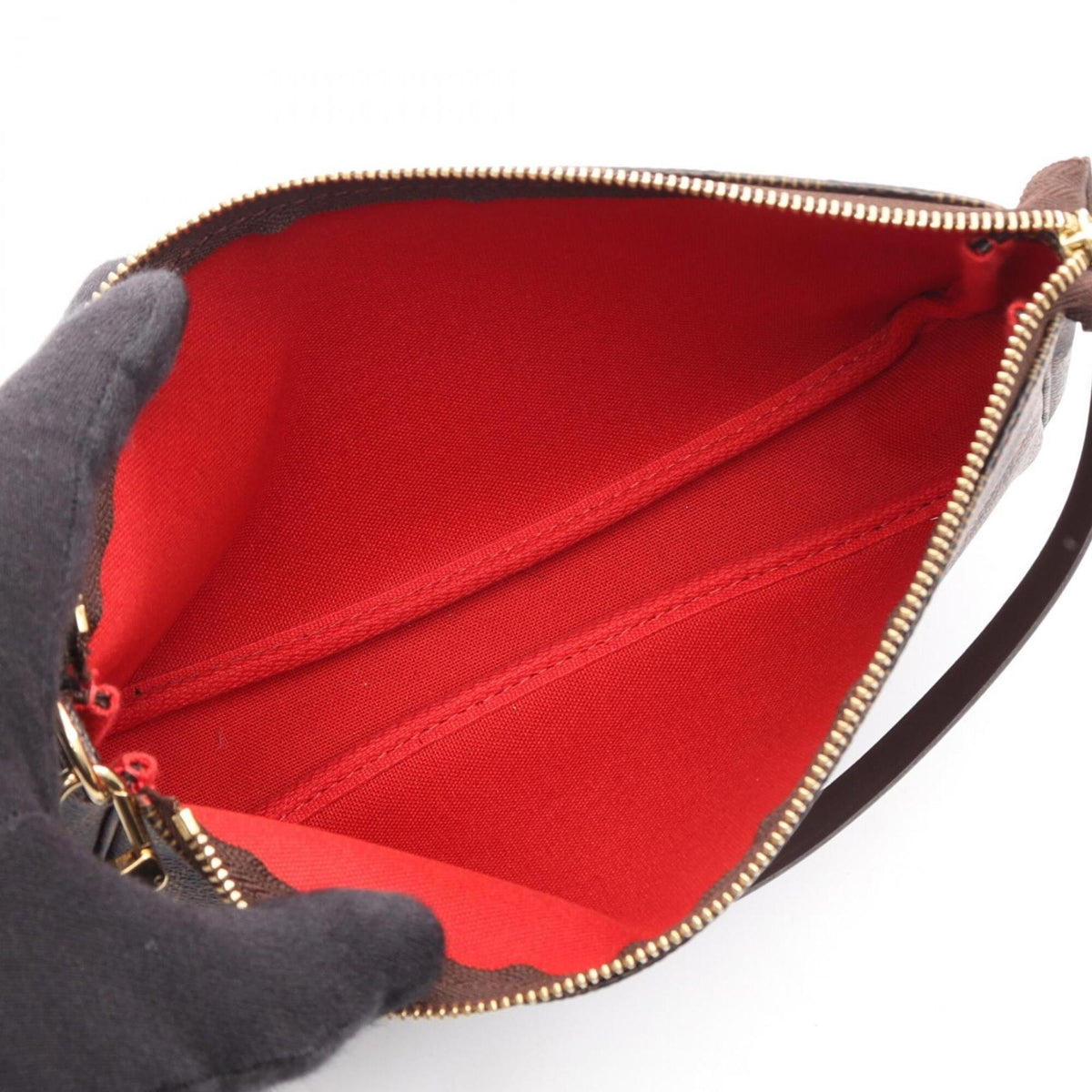 Louis Vuitton Brown Coated Canvas Leather Handbag (Pre-Owned)