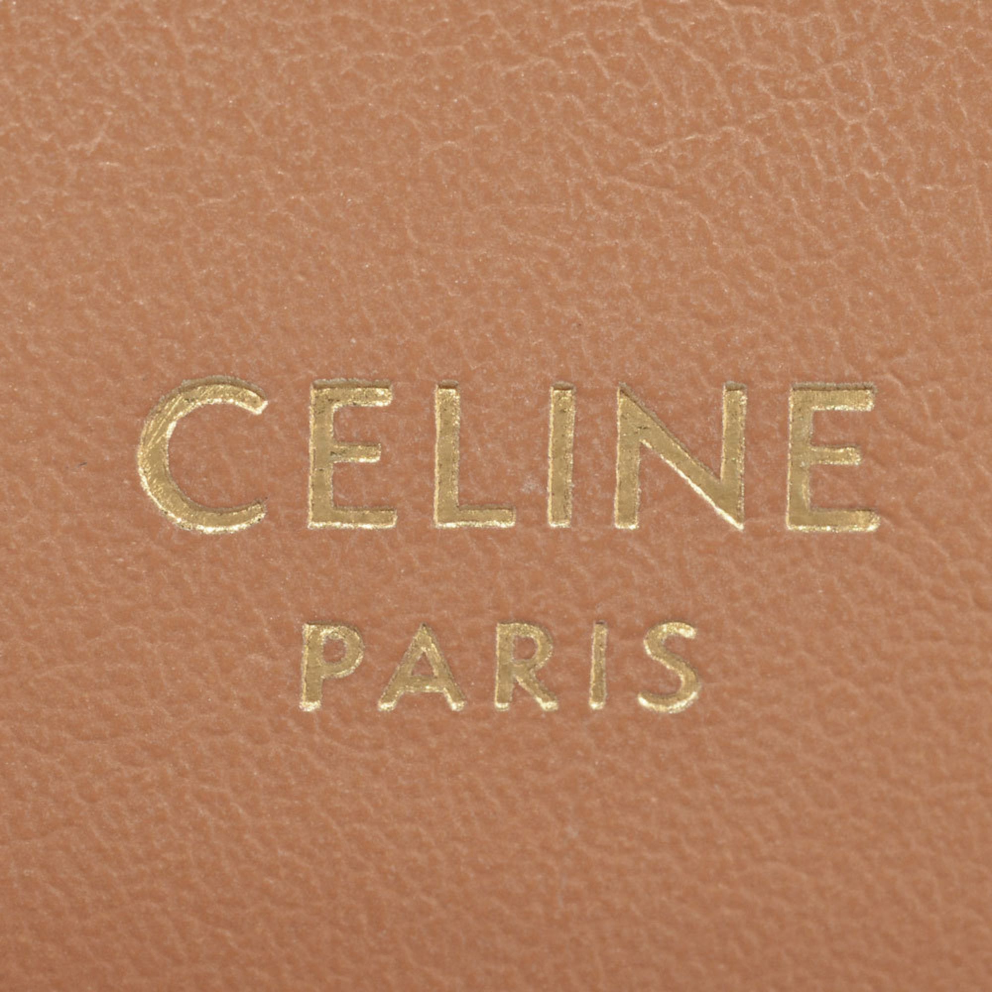 Celine Navy Canvas Shoulder Bag (Pre-Owned)