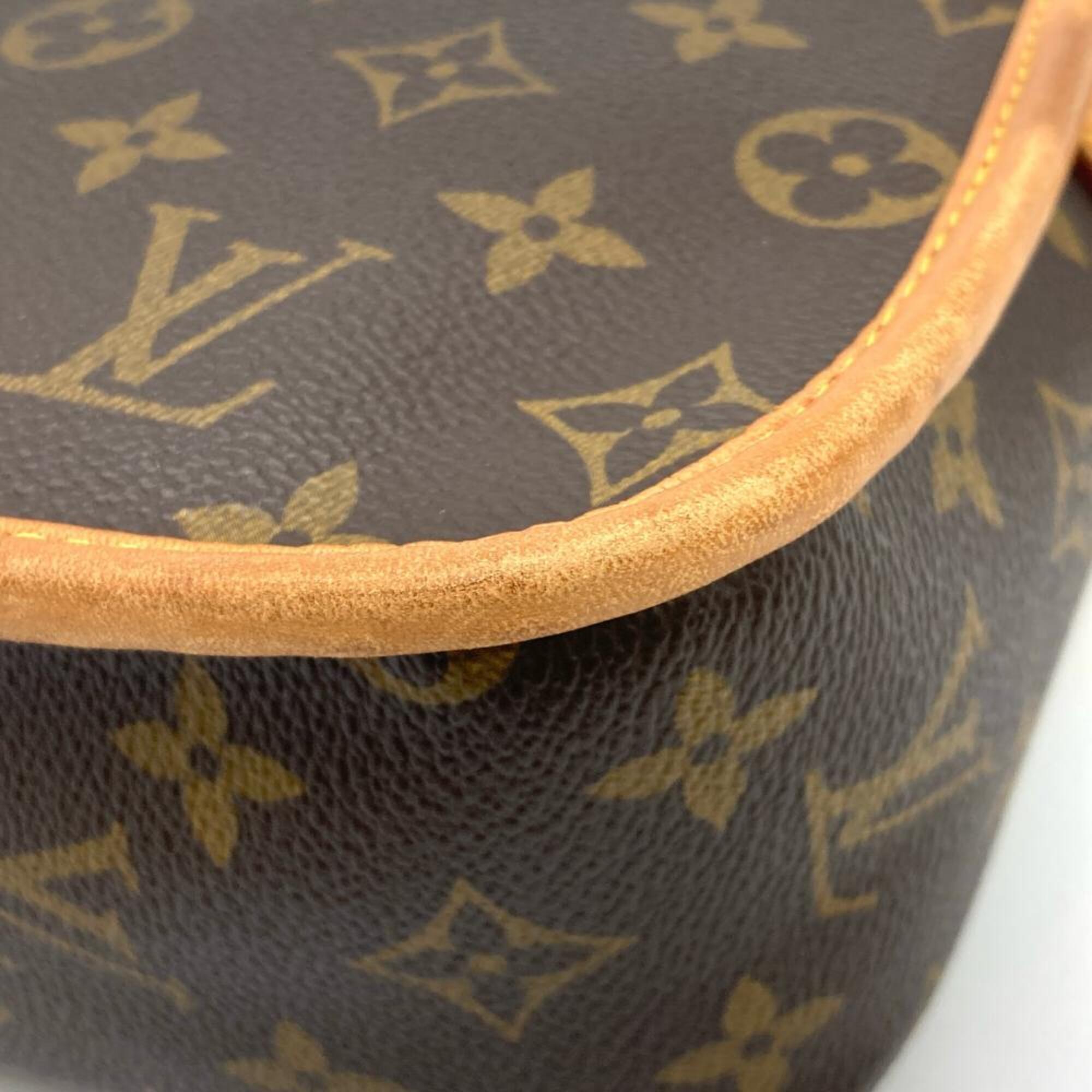 Louis Vuitton Brown Monogram Canvas Shoulder Bag (Pre-Owned)