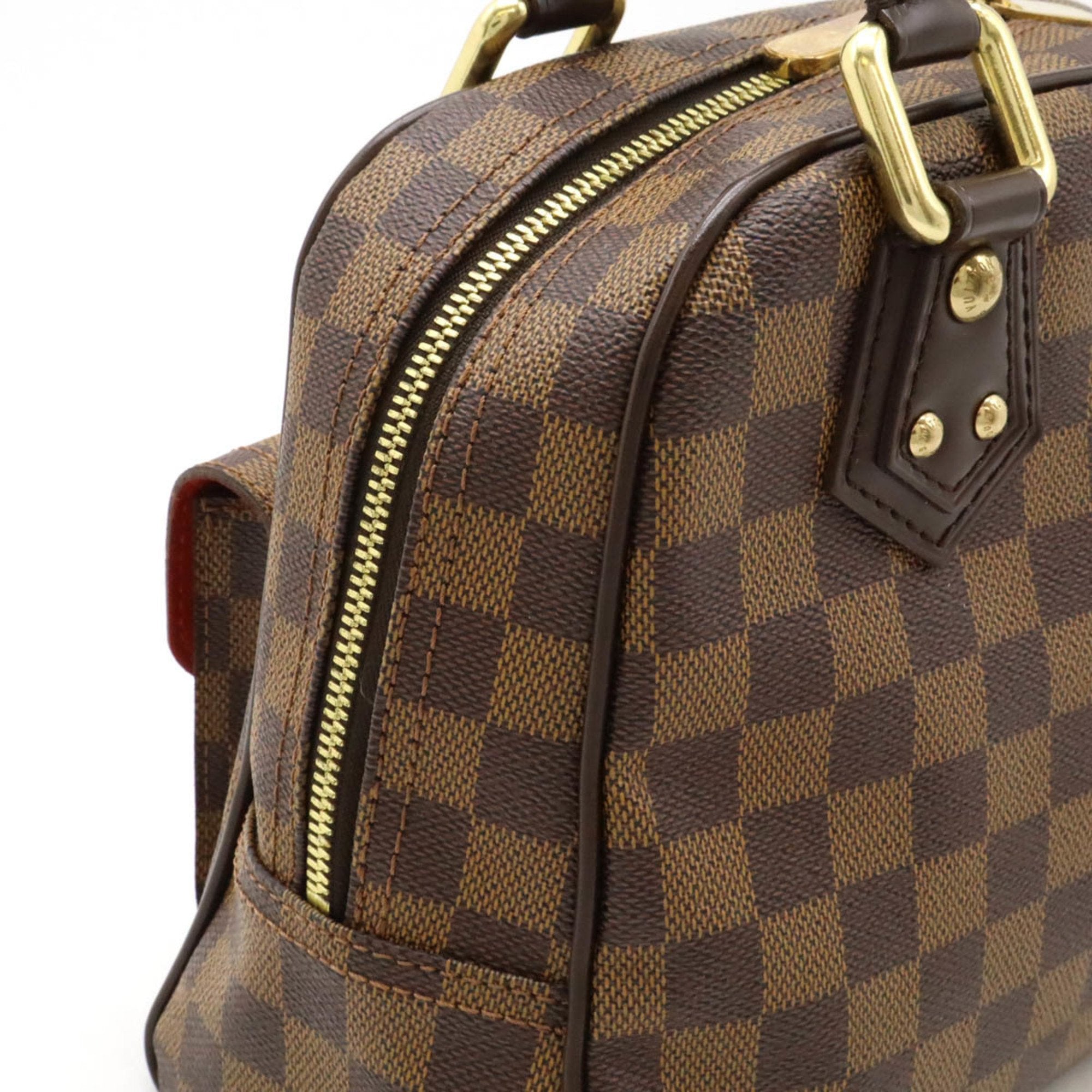 Louis Vuitton Brown Damier Canvas Pvc Handbag (Pre-Owned)