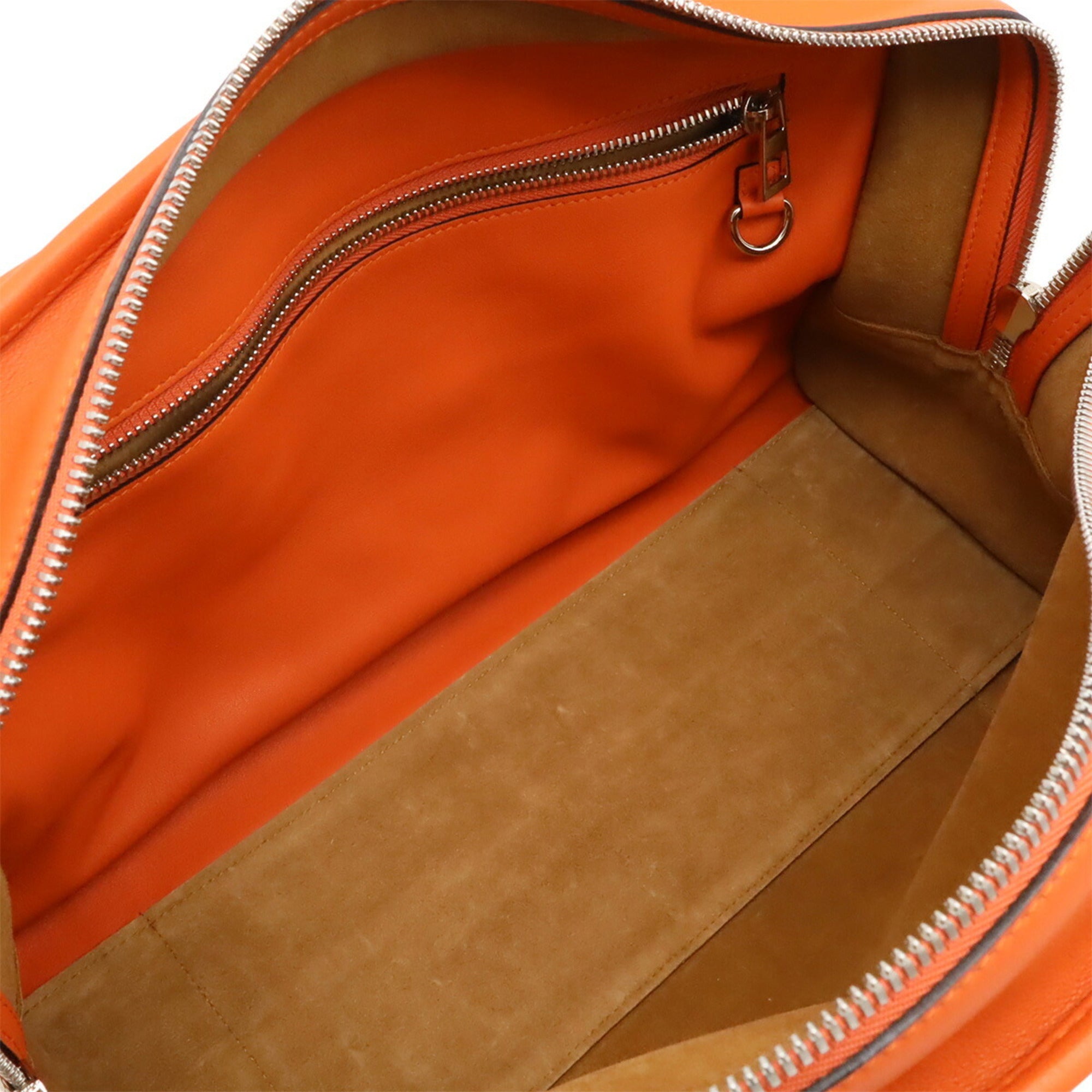 Loewe Orange Leather Handbag Shoulder Bag (Pre-Owned)