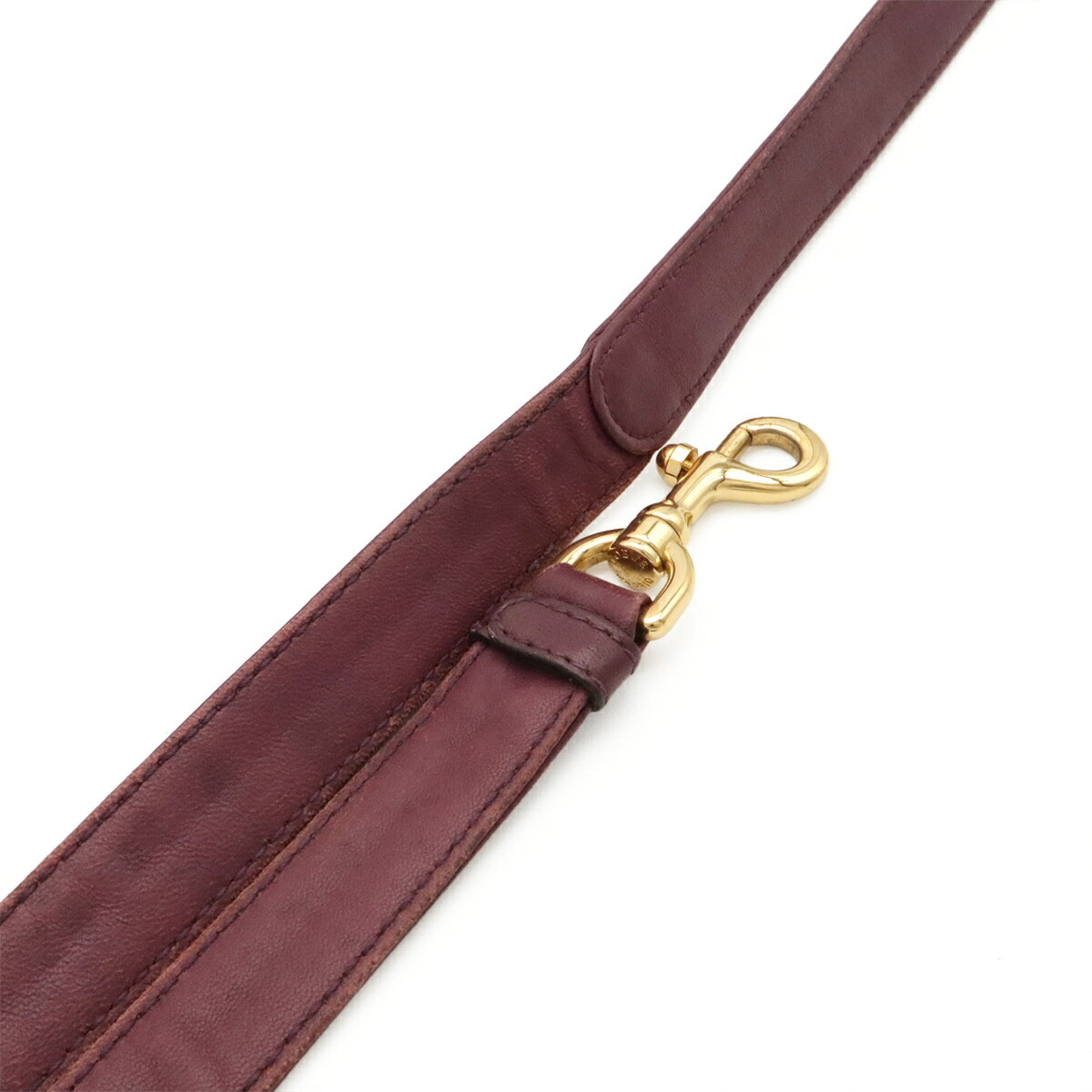 Loewe Purple Leather Pochette Shoulder Bag (Pre-Owned)