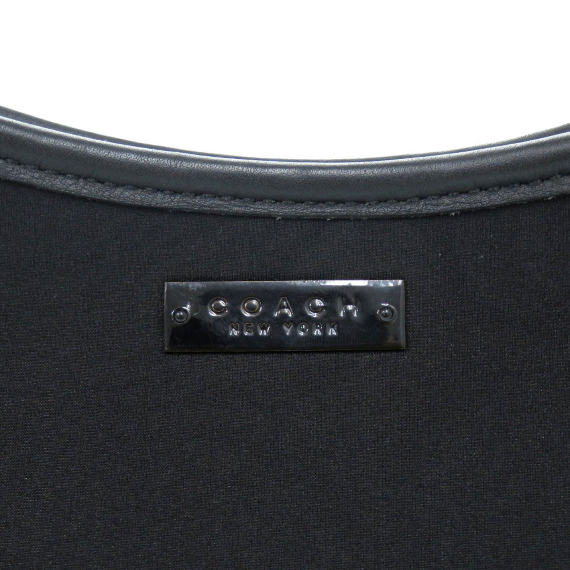 Coach Black Urethane Leather Handbag Pouch (Pre-Owned)