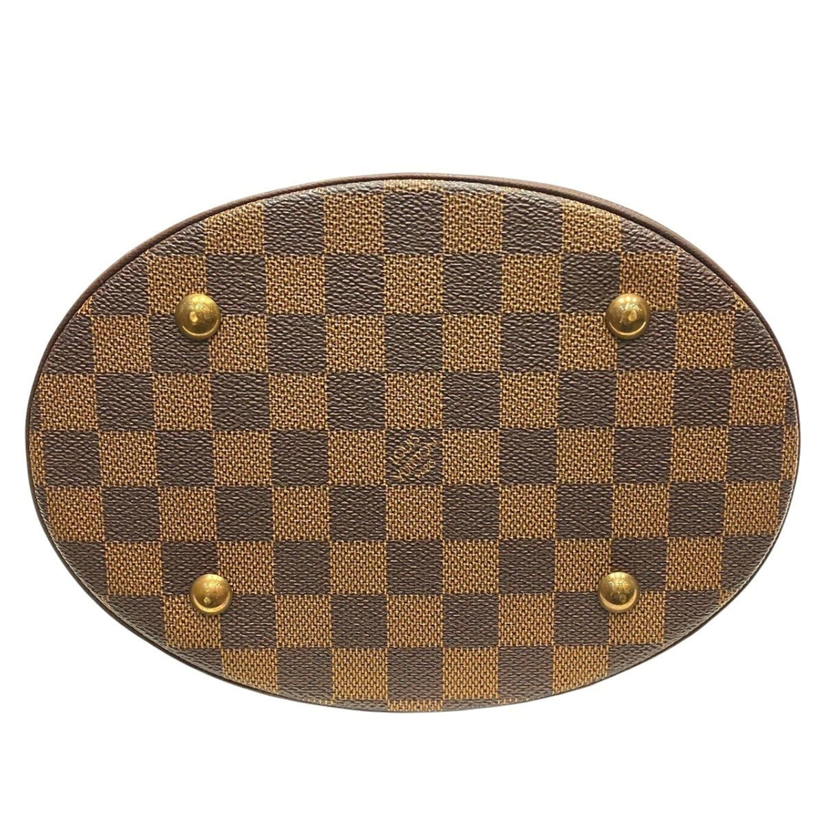 Louis Vuitton Brown Damier Canvas Pouch Tote Bag (Pre-Owned)