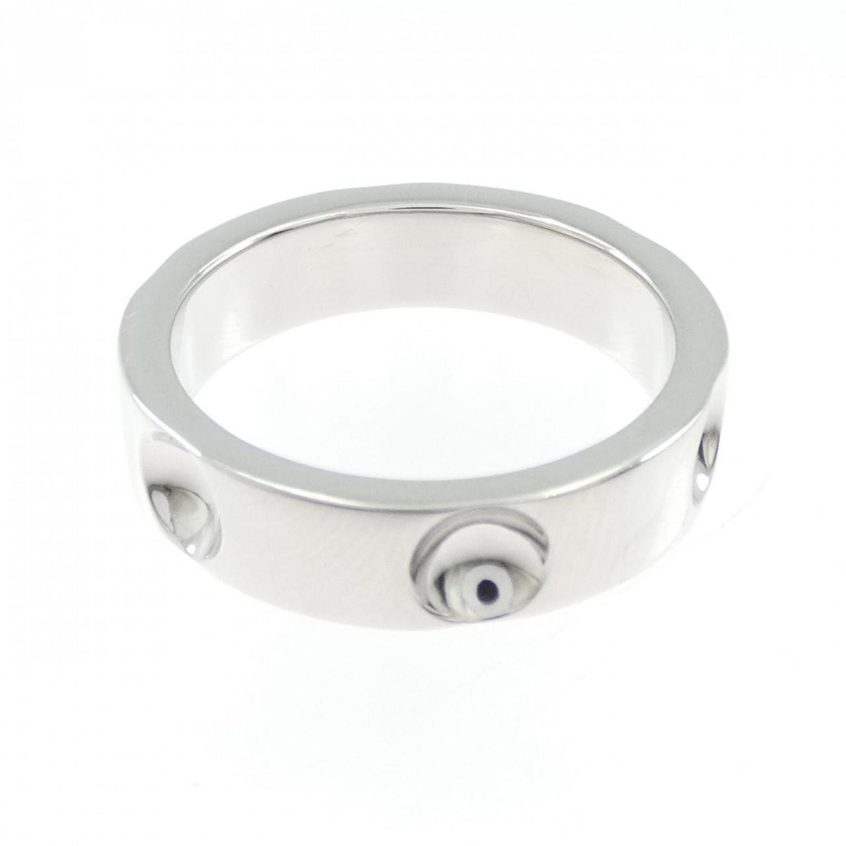 Louis Vuitton White Gold (18K) Band Ring (Pre-Owned)