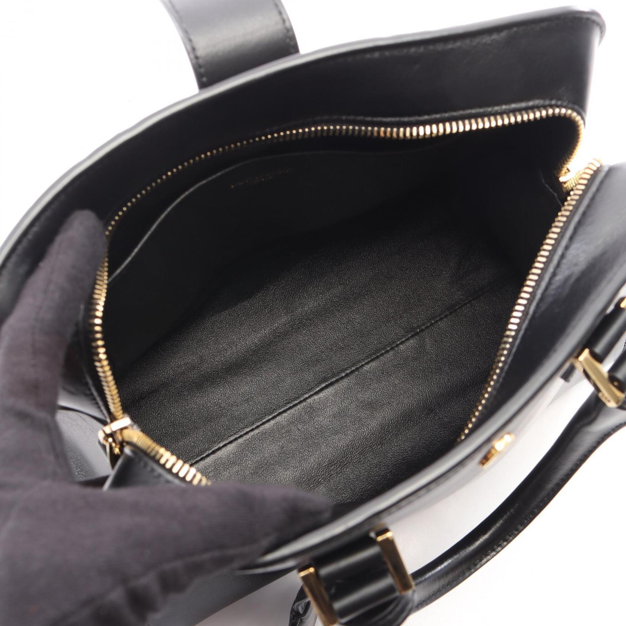 Saint Laurent Black Leather Handbag (Pre-Owned)