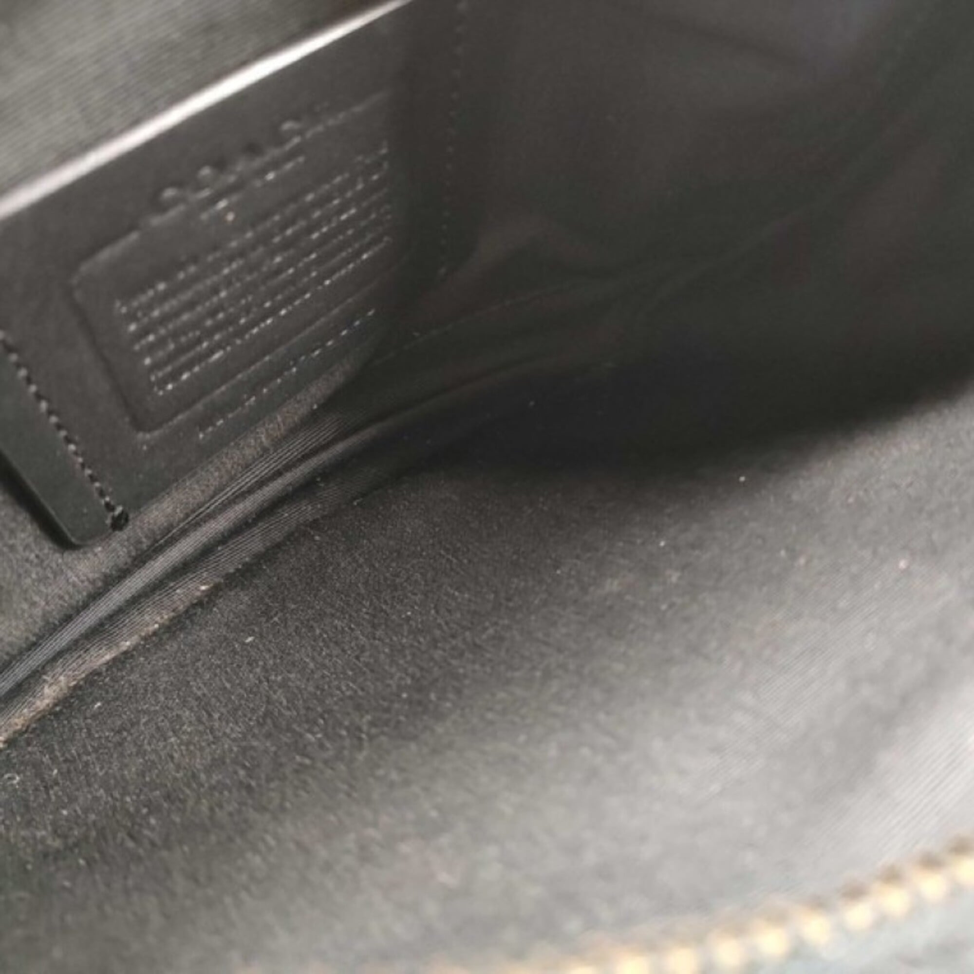 Coach Signature Black Canvas Leather Sling Bag (Pre-Owned)