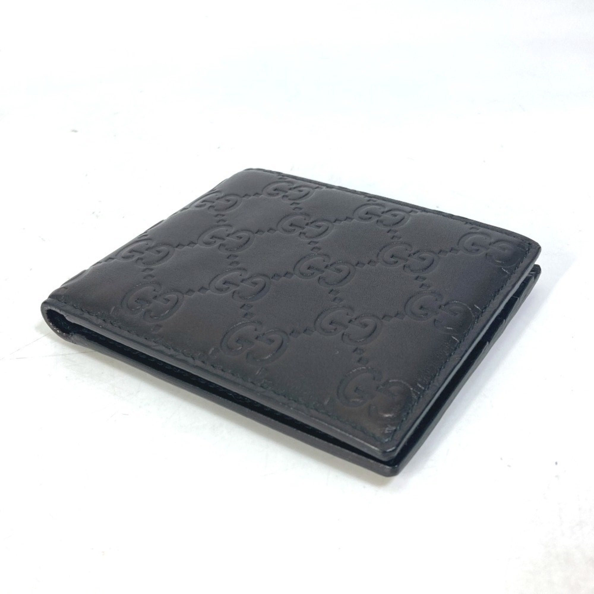 Gucci Black Leather Wallet (Bi-Fold) (Pre-Owned)