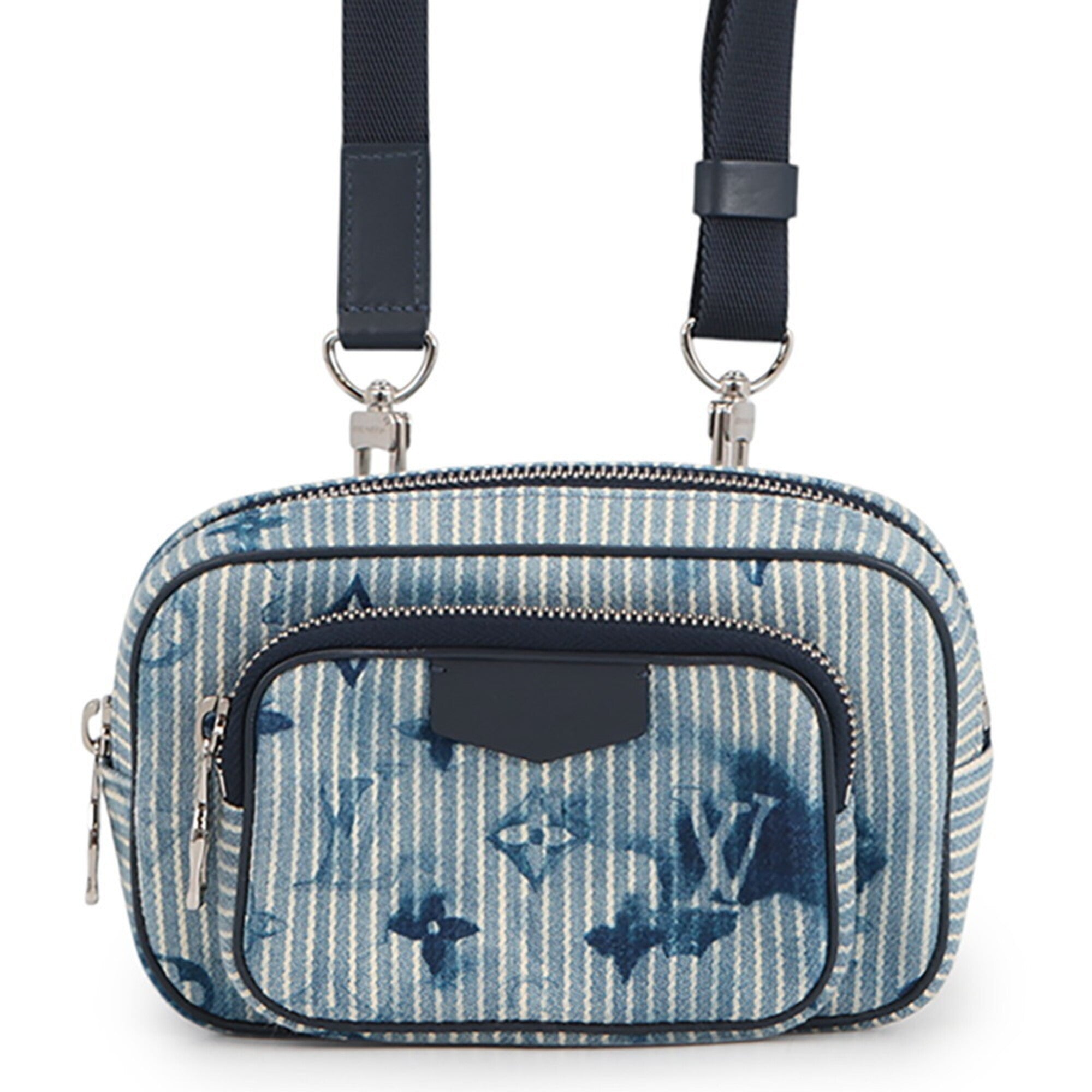 Louis Vuitton Blue Monogram Monogram Handbag Pochette Shoulder Bag (Pre-Owned)