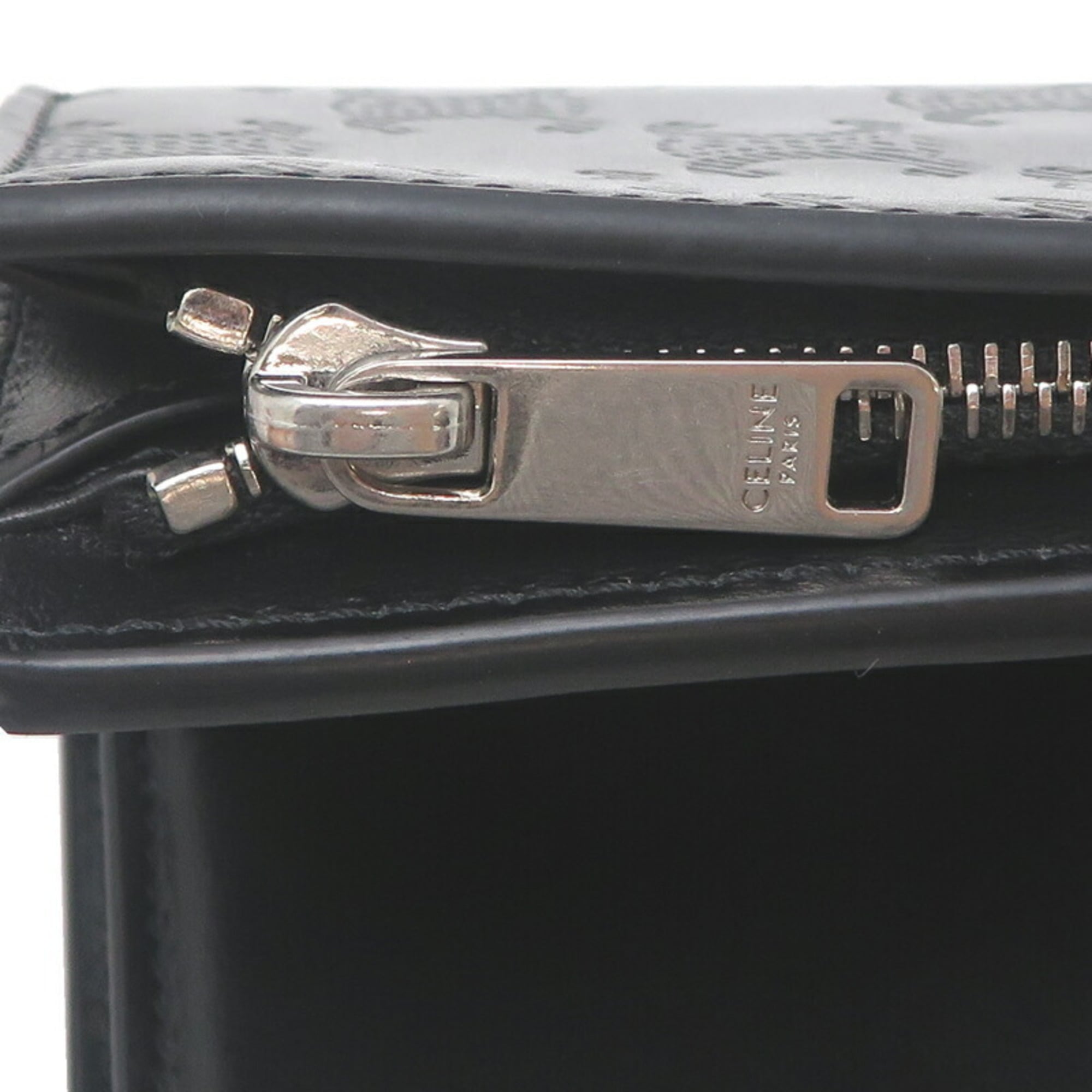 Celine Black Leather Wallet (Bi-Fold) (Pre-Owned)