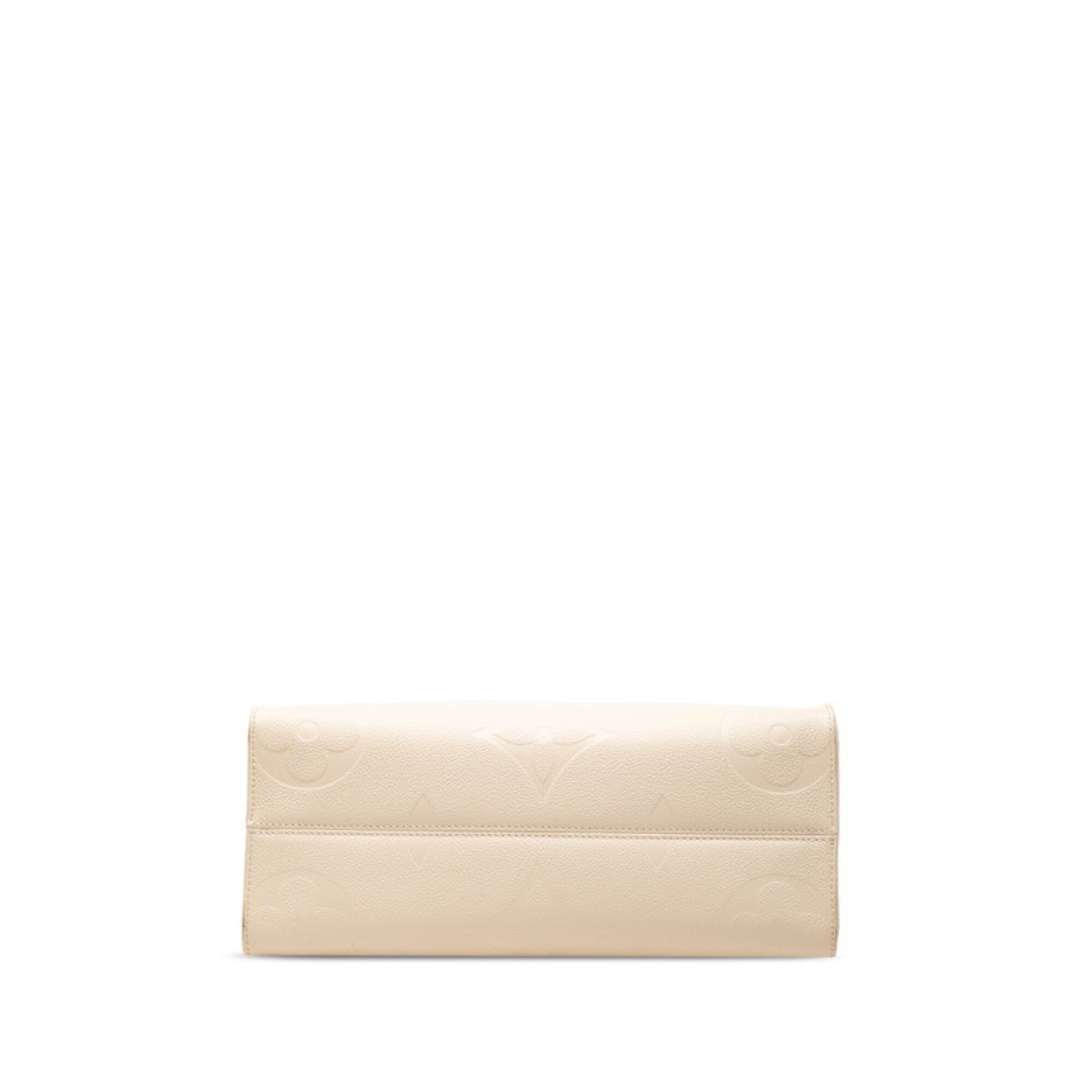 Louis Vuitton Cream Ivory Leather Handbag Tote Bag (Pre-Owned)