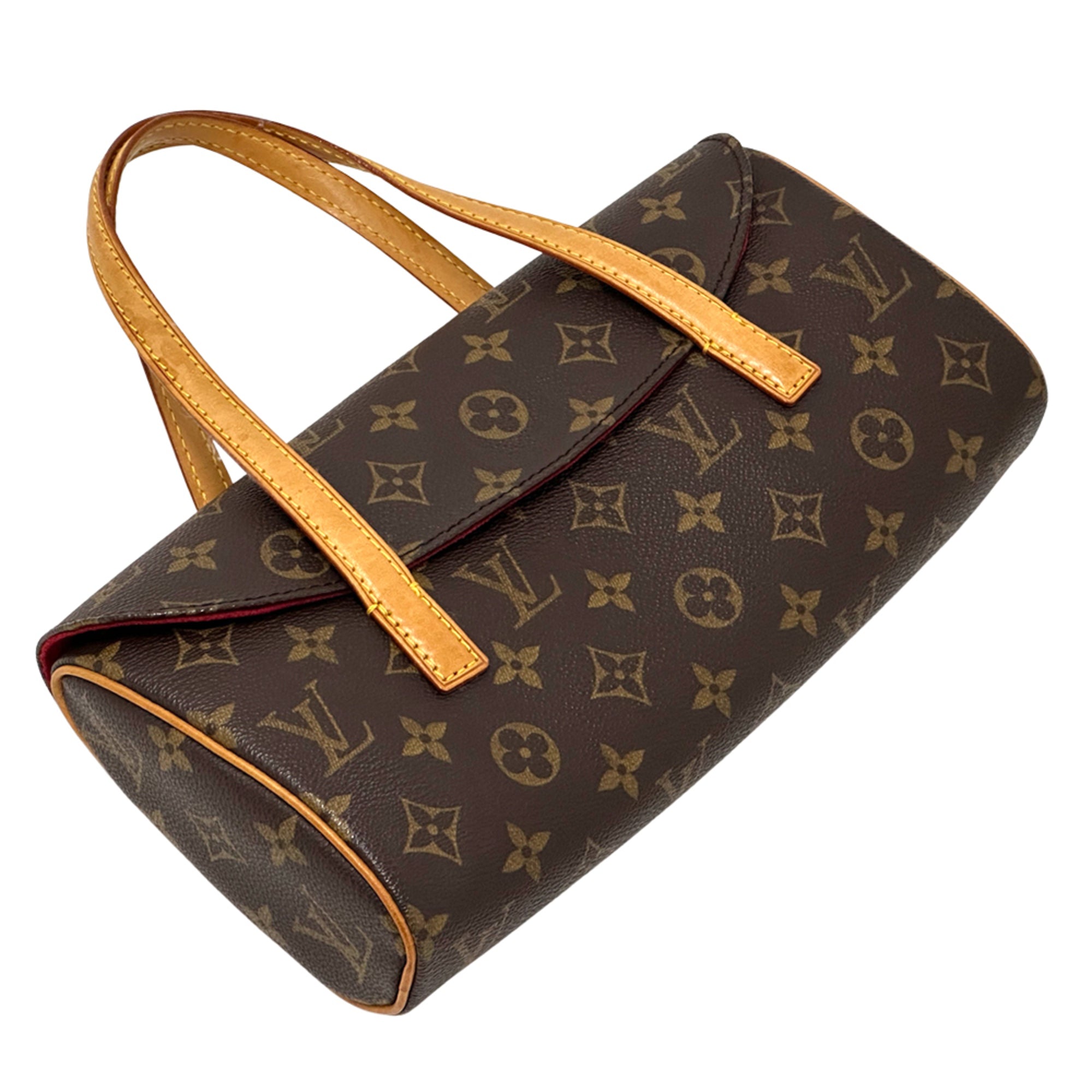 Louis Vuitton Brown Monogram Canvas Handbag (Pre-Owned)