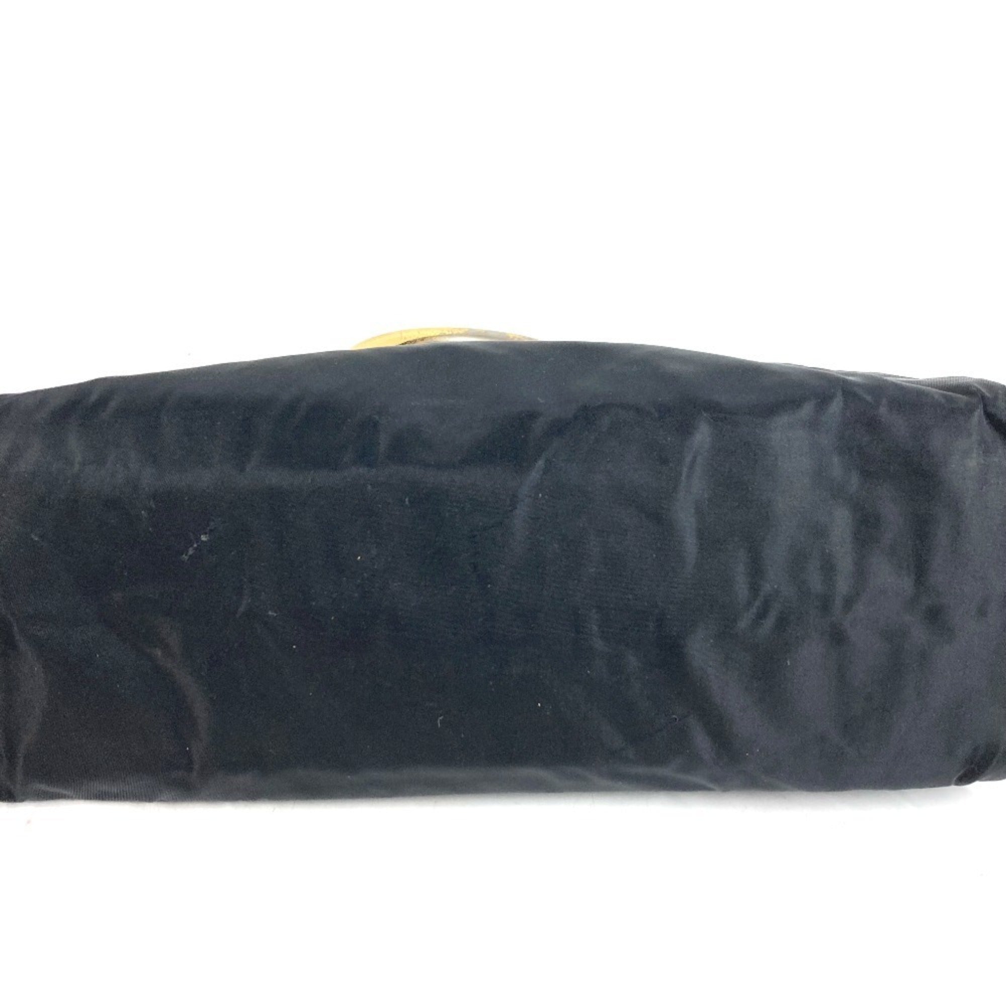 Prada Black Nylon Handbag Tote Bag (Pre-Owned)