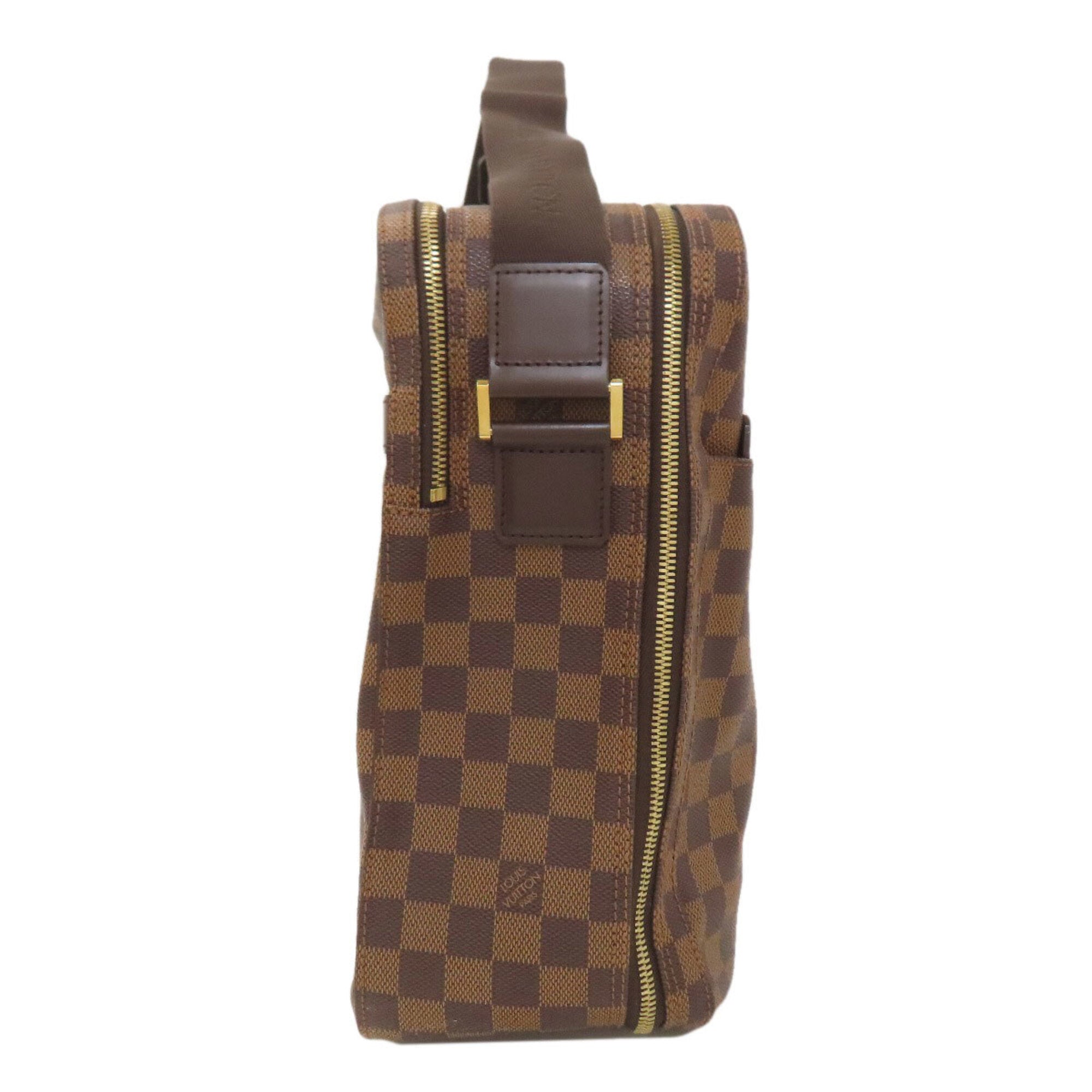 Louis Vuitton Damier Canvas Ebene Damier Canvas Shoulder Bag (Pre-Owned)
