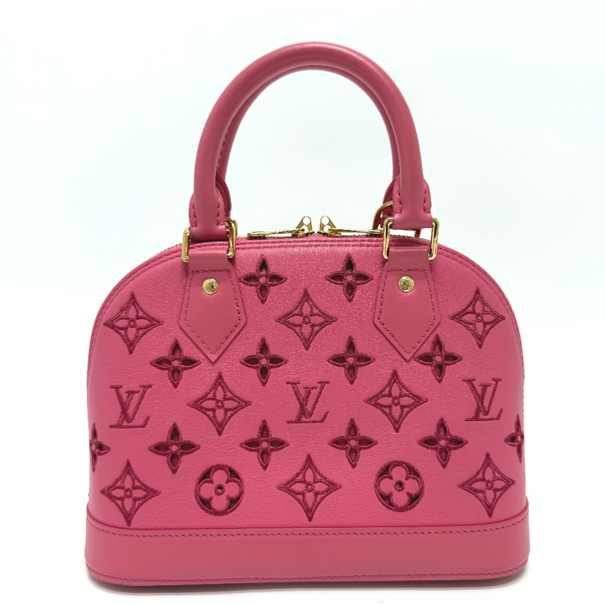 Louis Vuitton Pink Leather Handbag (Pre-Owned)