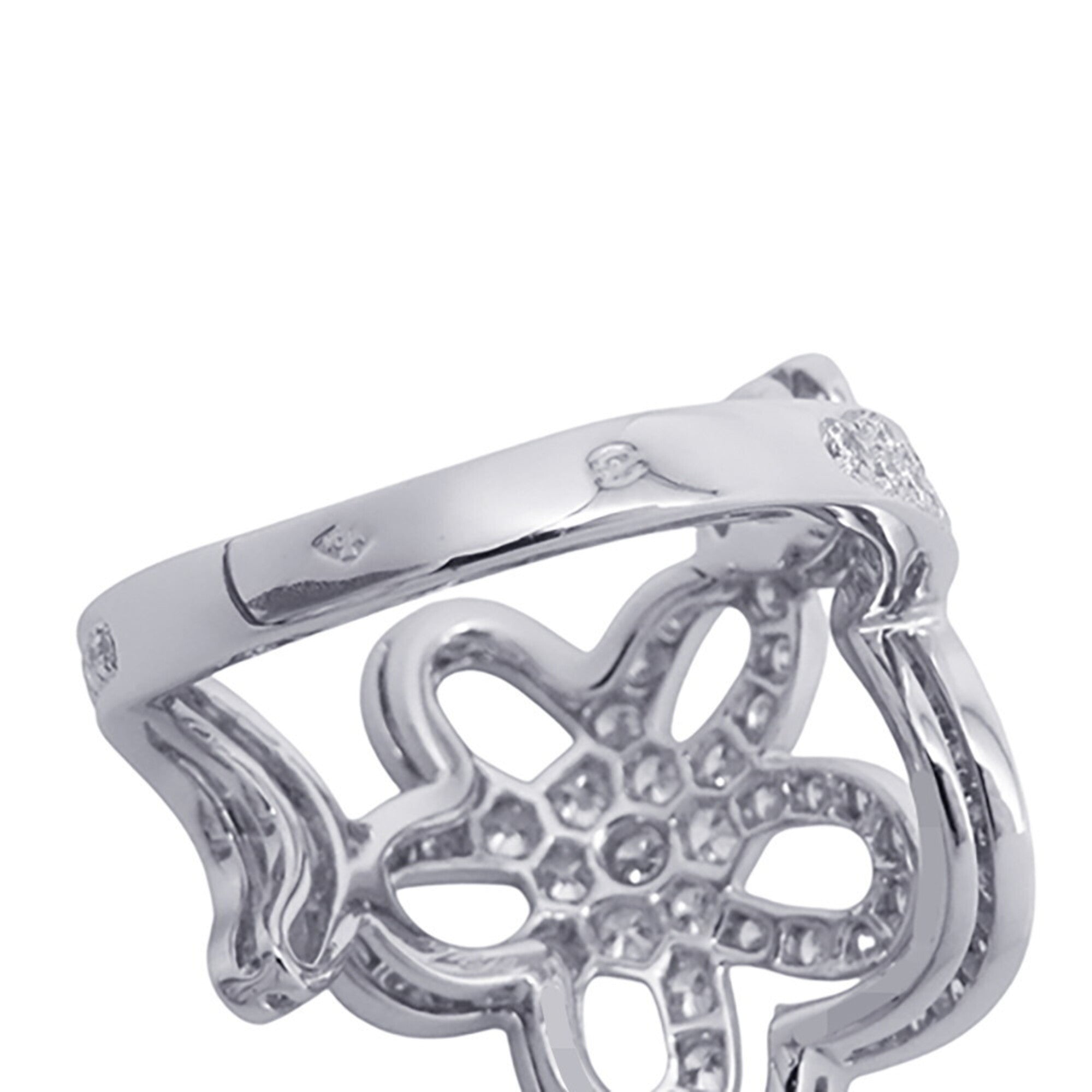 Van Cleef & Arpels White Gold (18K) Band Ring (Pre-Owned)