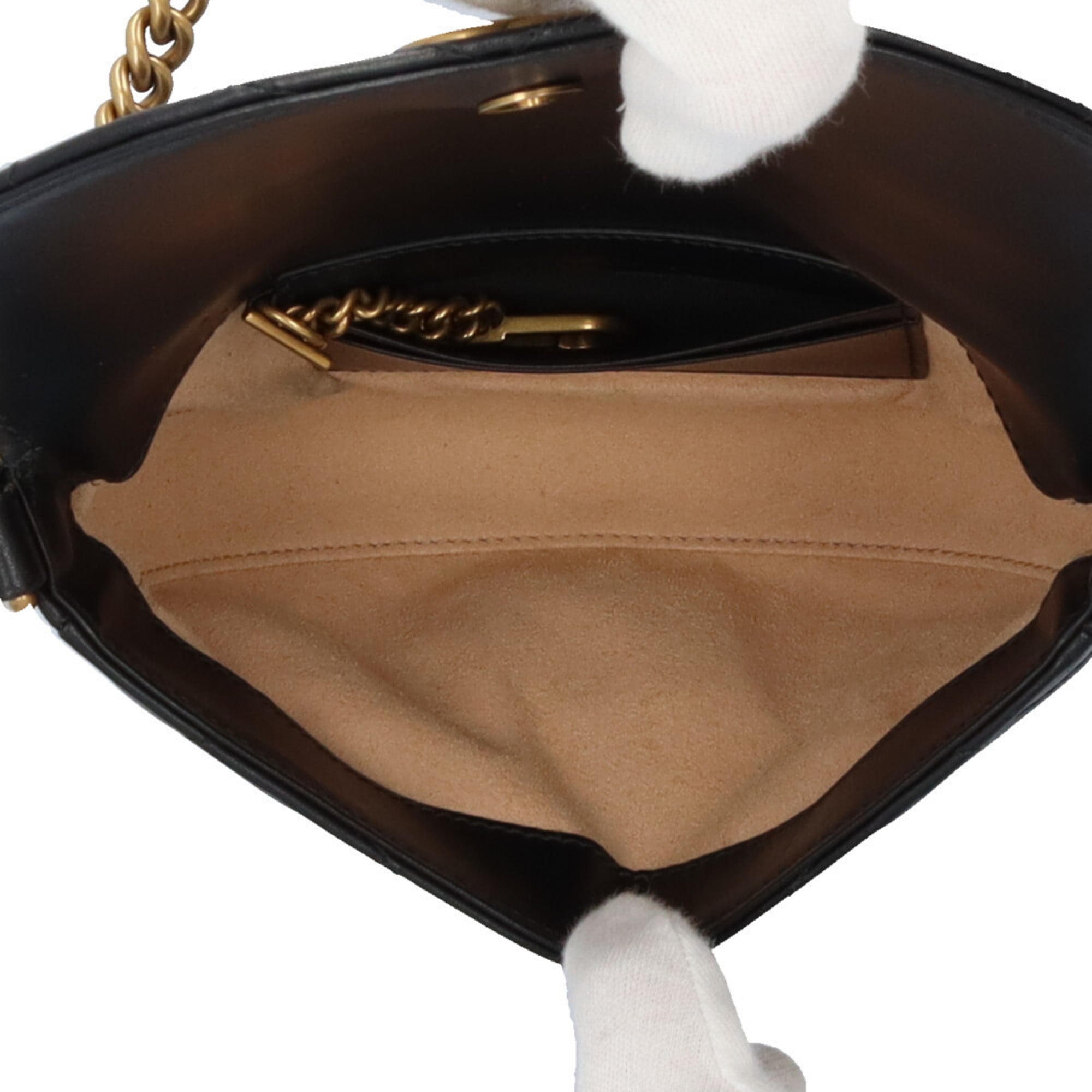Gucci Black Leather Shoulder Bag (Pre-Owned)