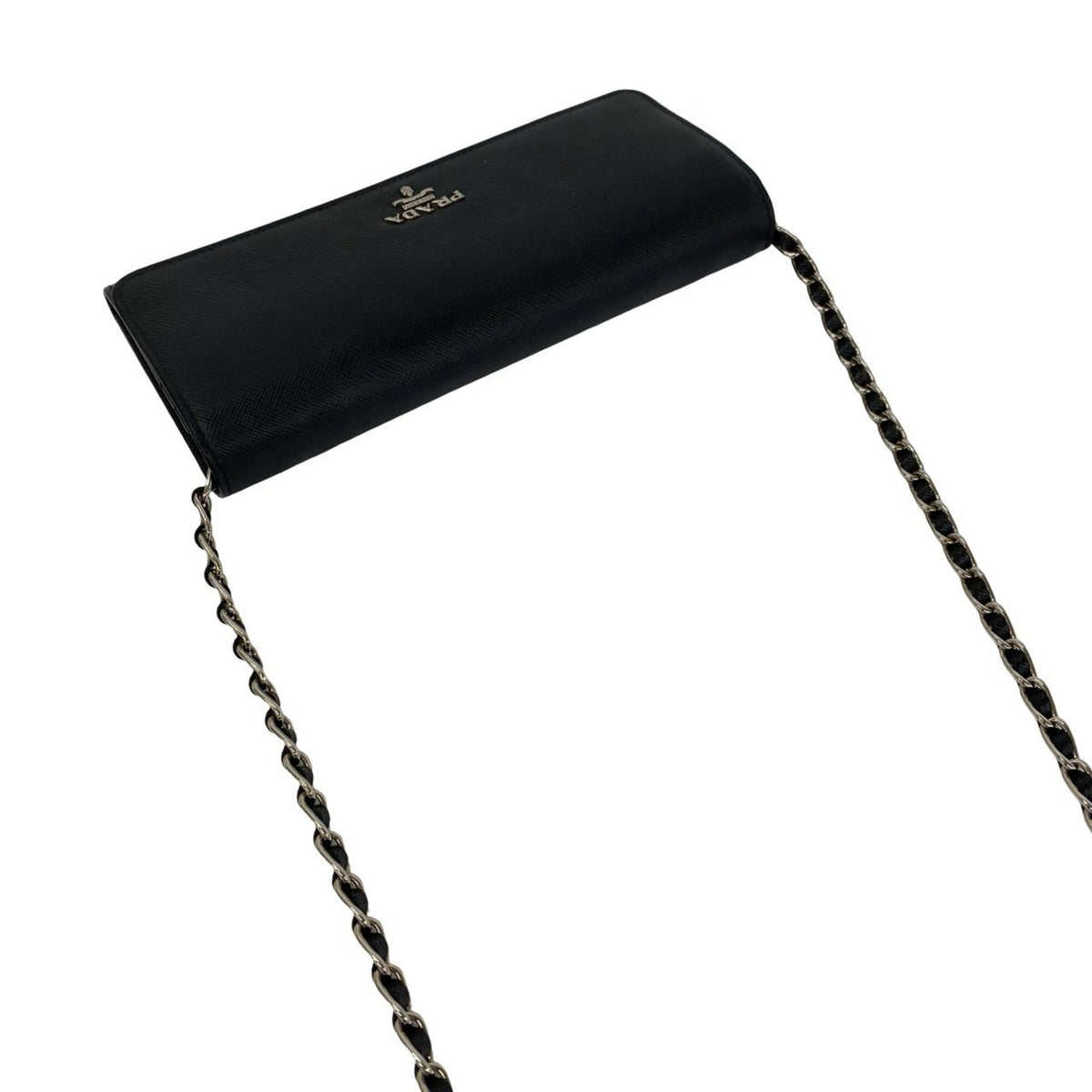 Prada Black Leather Shoulder Bag (Pre-Owned)