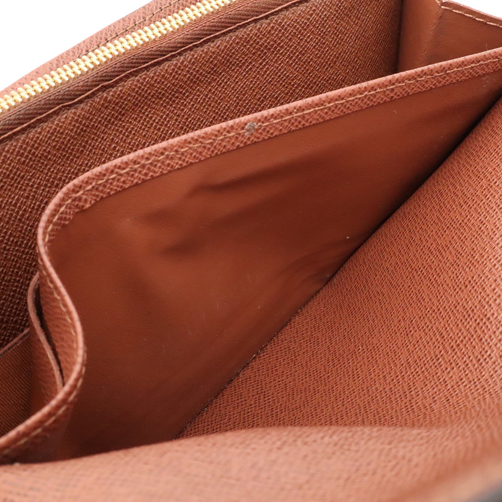 Louis Vuitton Brown Monogram Canvas Long Wallet (Bi-Fold) (Pre-Owned)