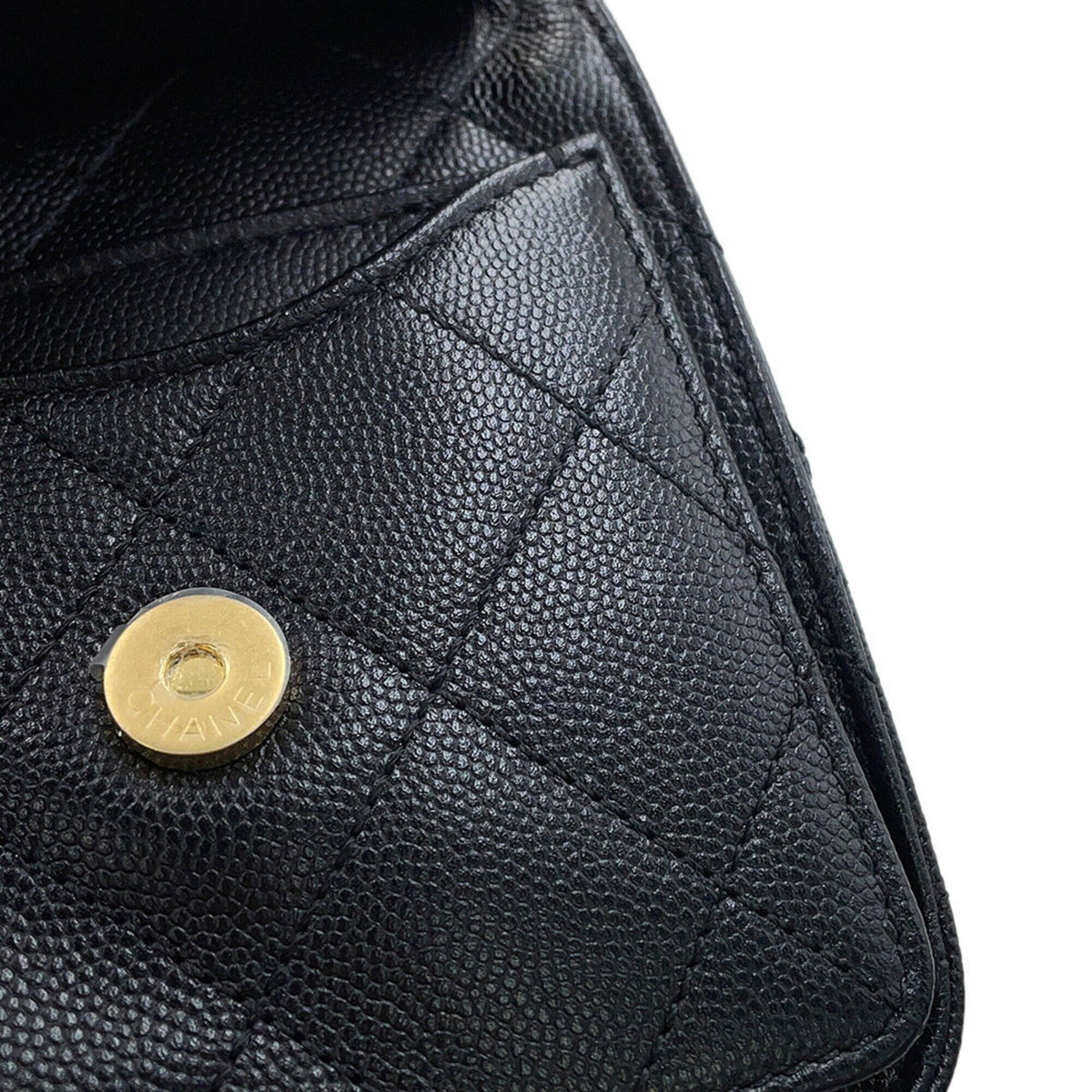 Chanel Matelasse Black Grained Calfskin Backpack (Pre-Owned)