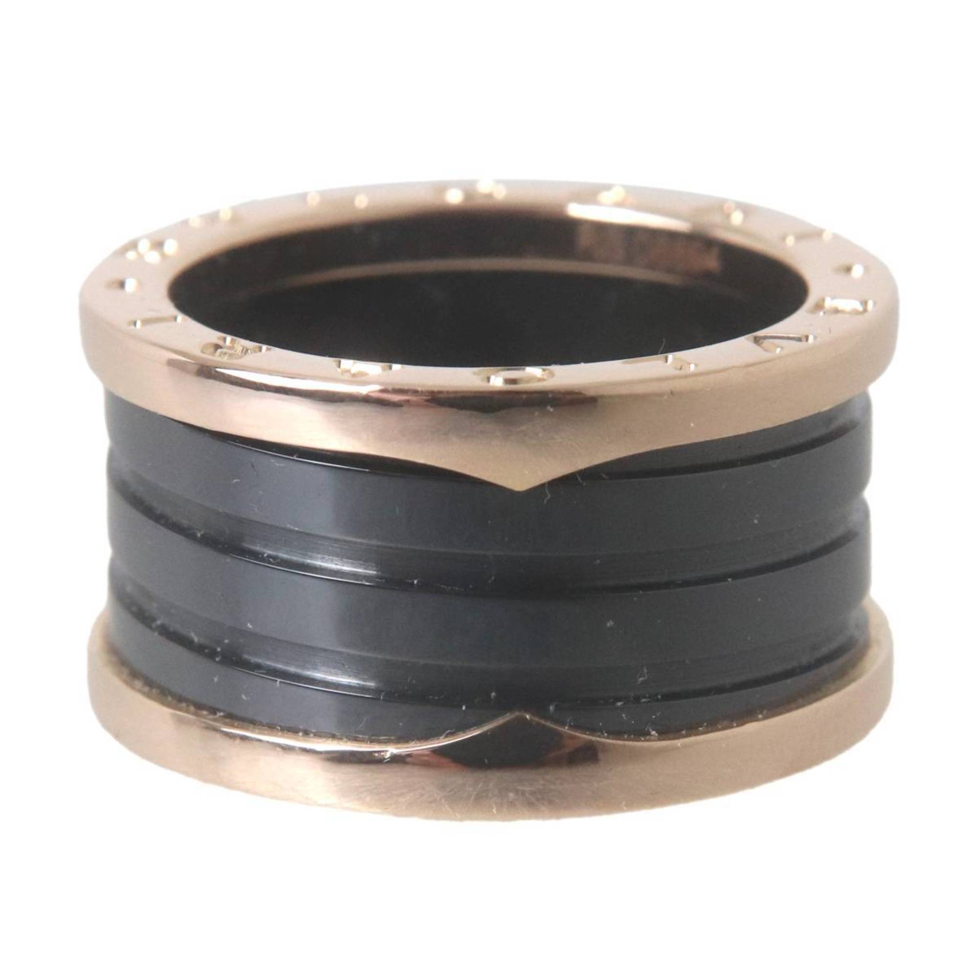 Bvlgari B.Zero1 Pink Gold (18K) Ceramic Band Ring (Pre-Owned)