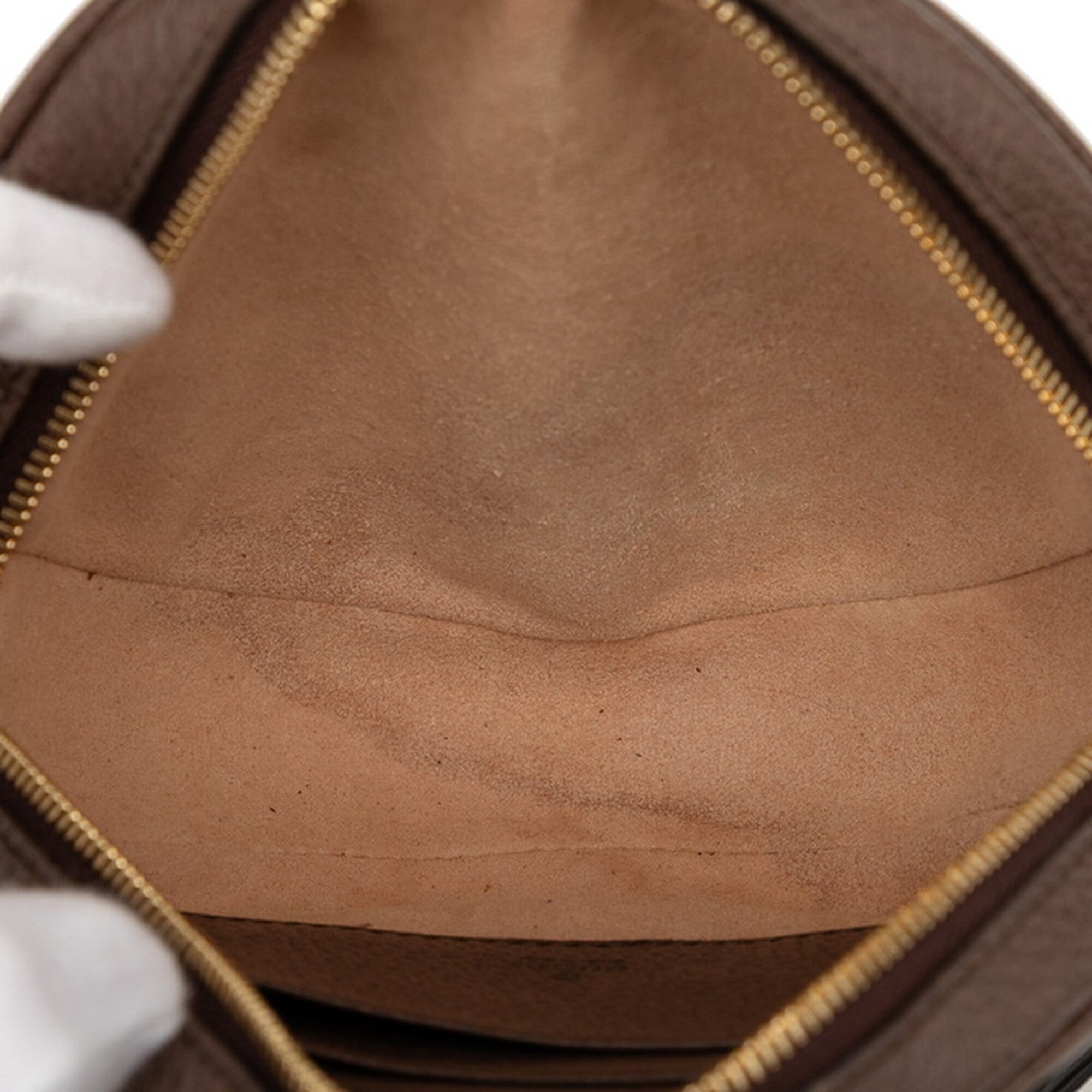 Gucci Beige Brown Pvc Leather Backpack (Pre-Owned)
