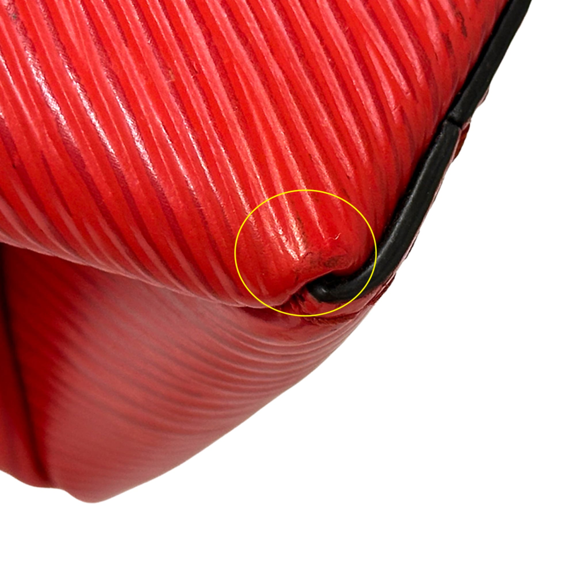 Louis Vuitton Coquelicots Red Color Epi Leather Handbag Shoulder Bag (Pre-Owned)