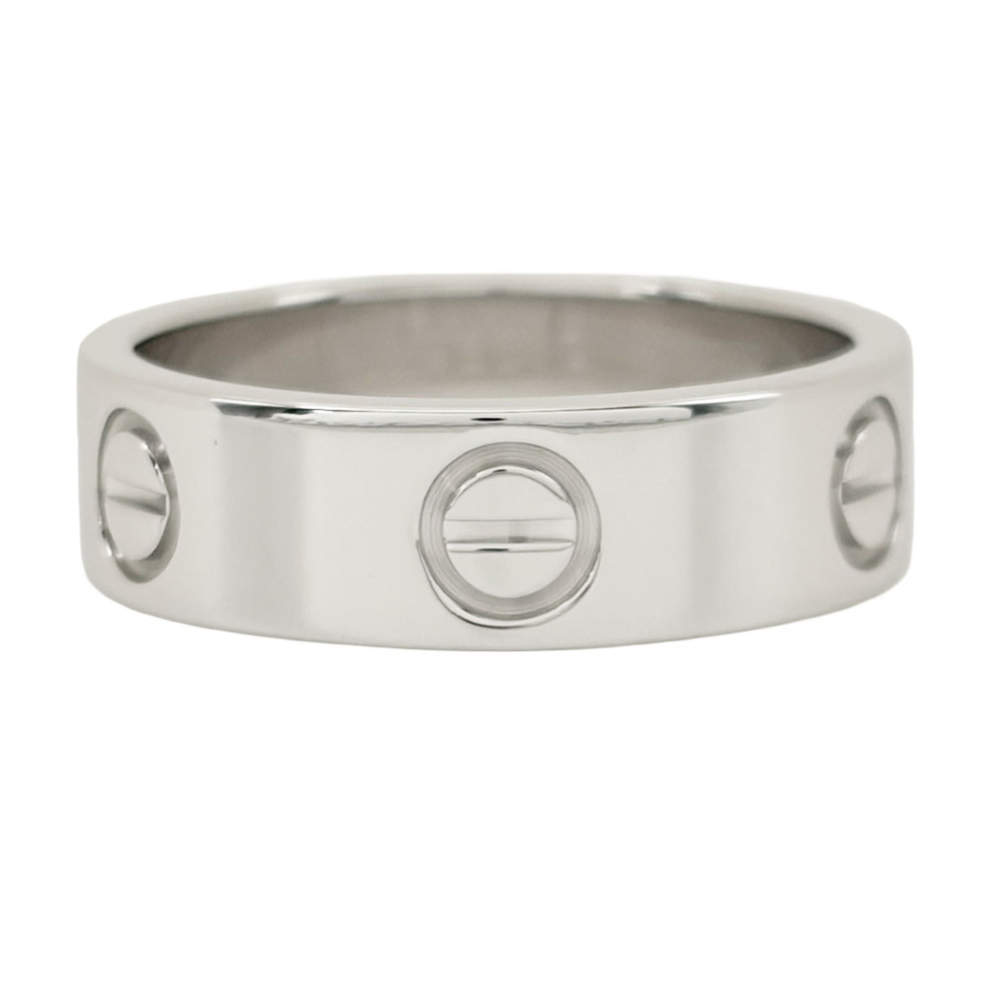 Cartier White Gold White Gold (18K) Band Ring (Pre-Owned)