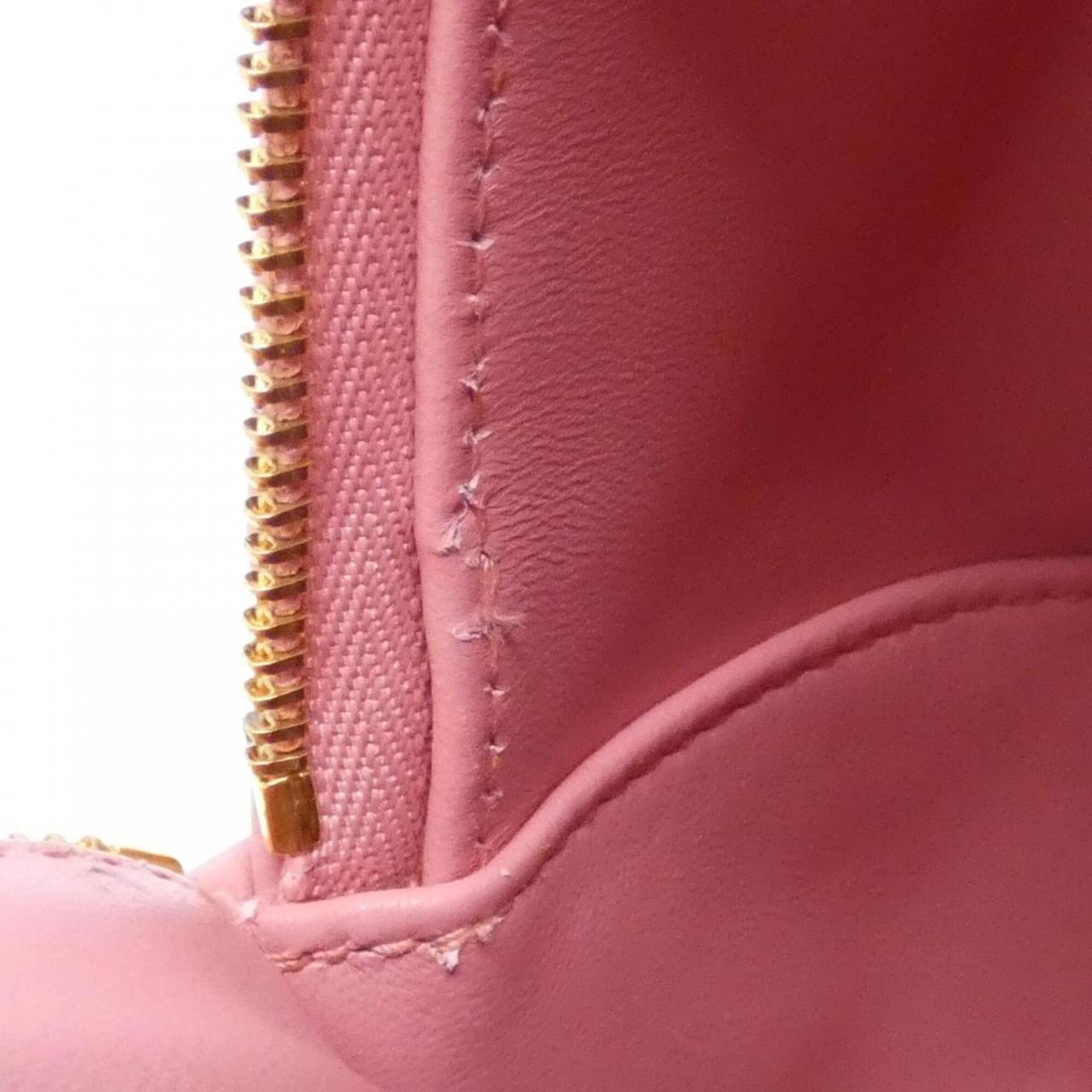 Christian Dior Pink Leather Backpack (Pre-Owned)